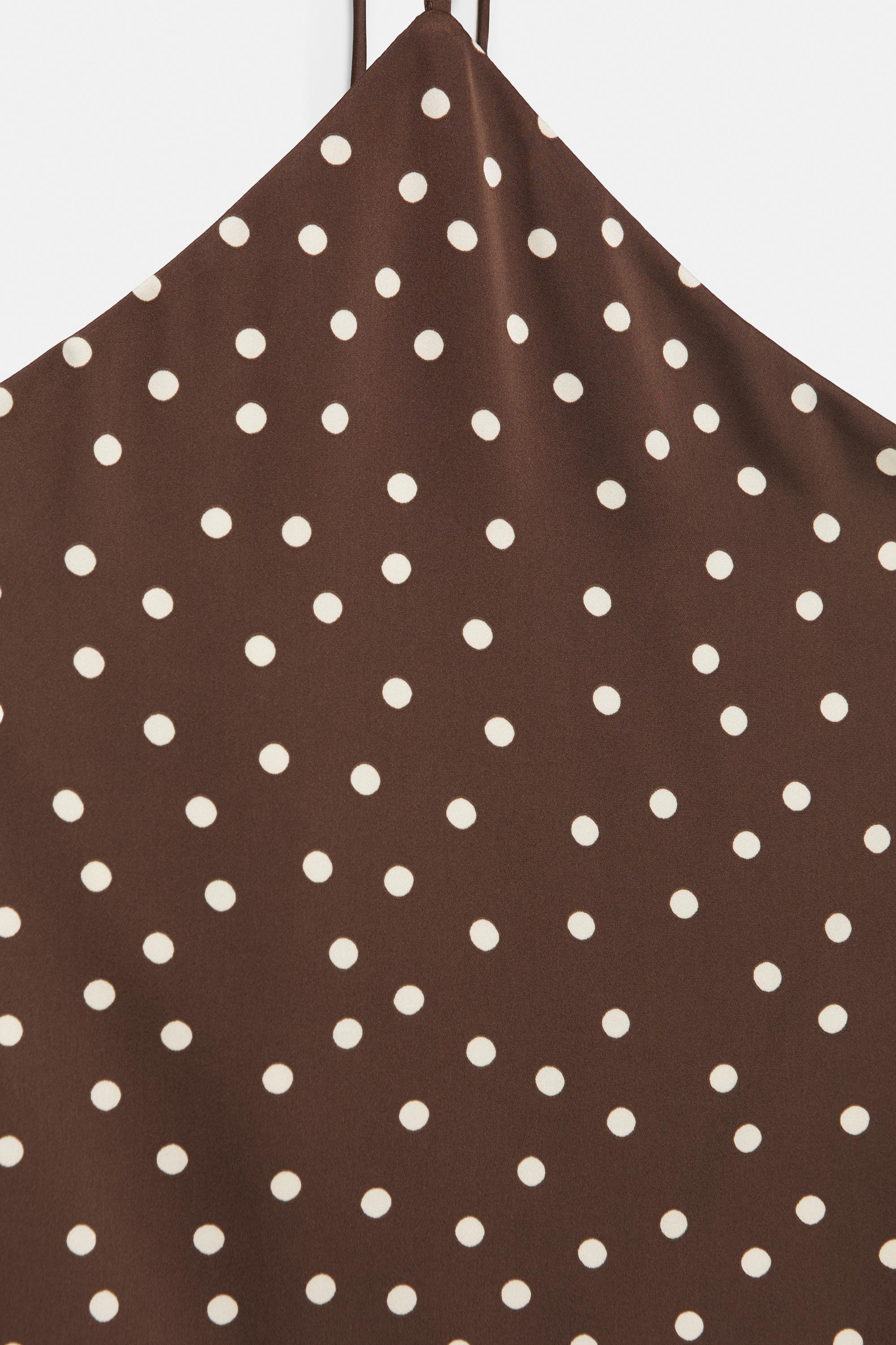 Satin halter top — Print 1