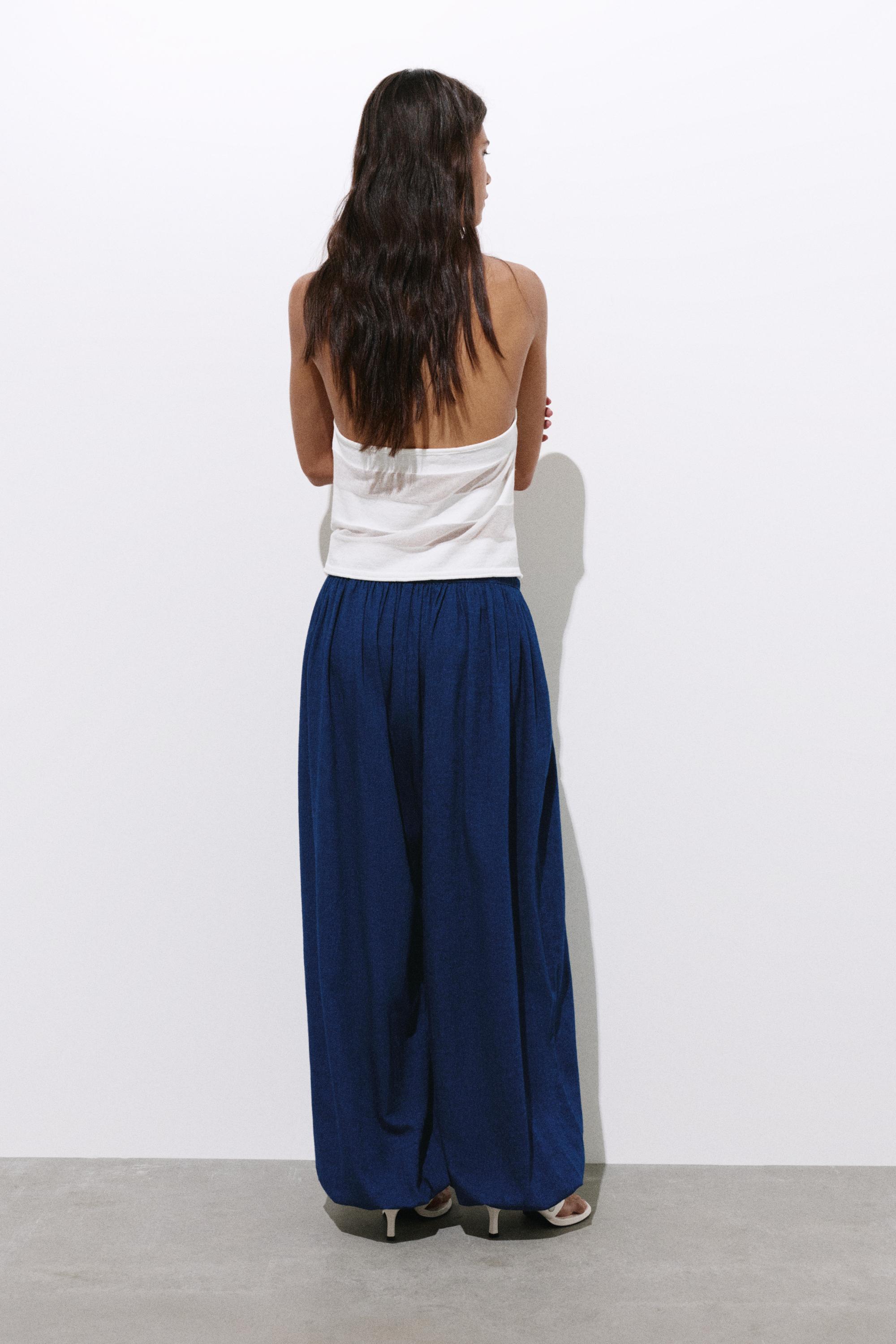 Sarouel trousers — Dark blue