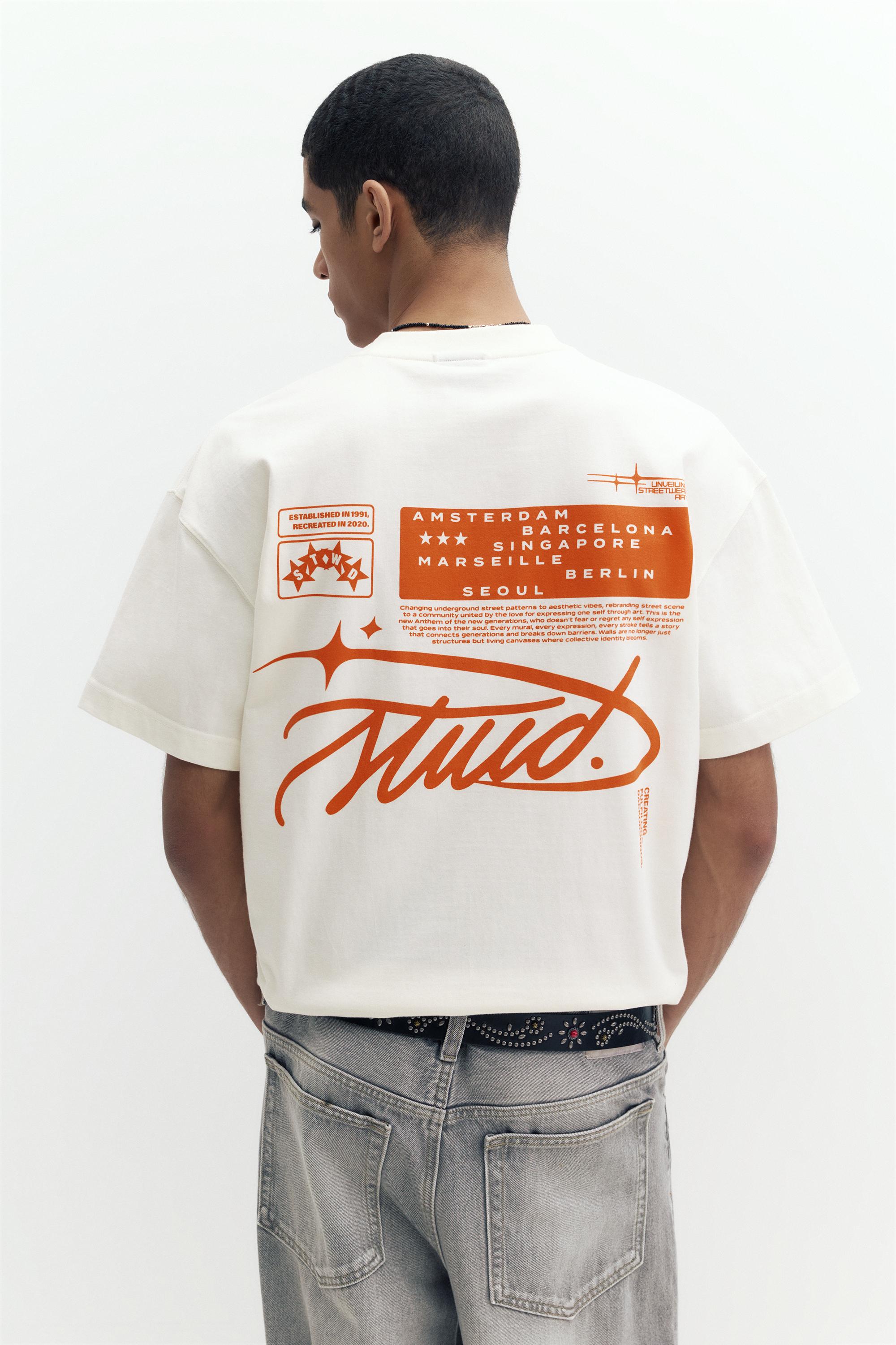 STWD beyaz t-shirt - Görsel 15