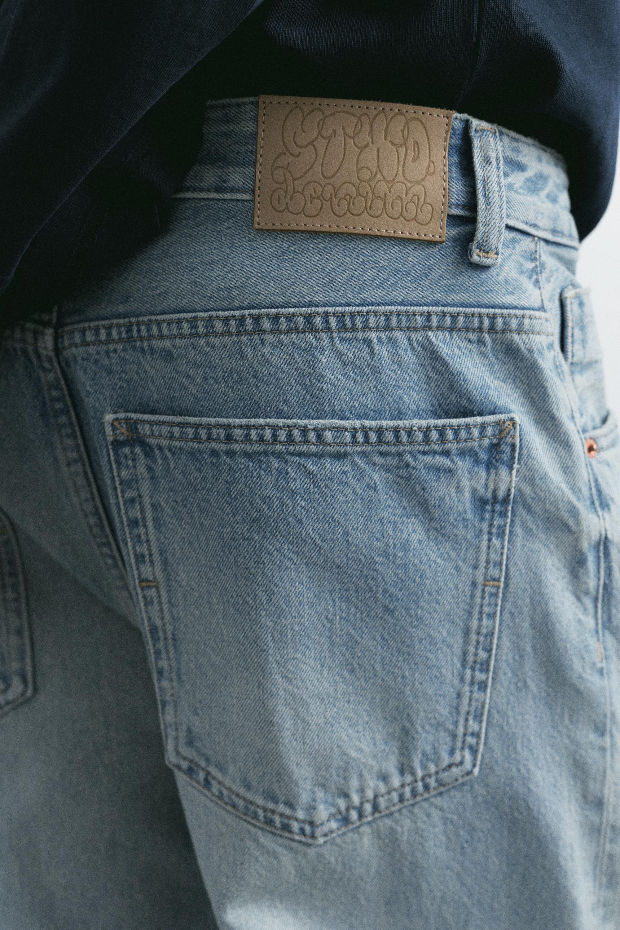 Relaxed baggy jeans — Pale indigo