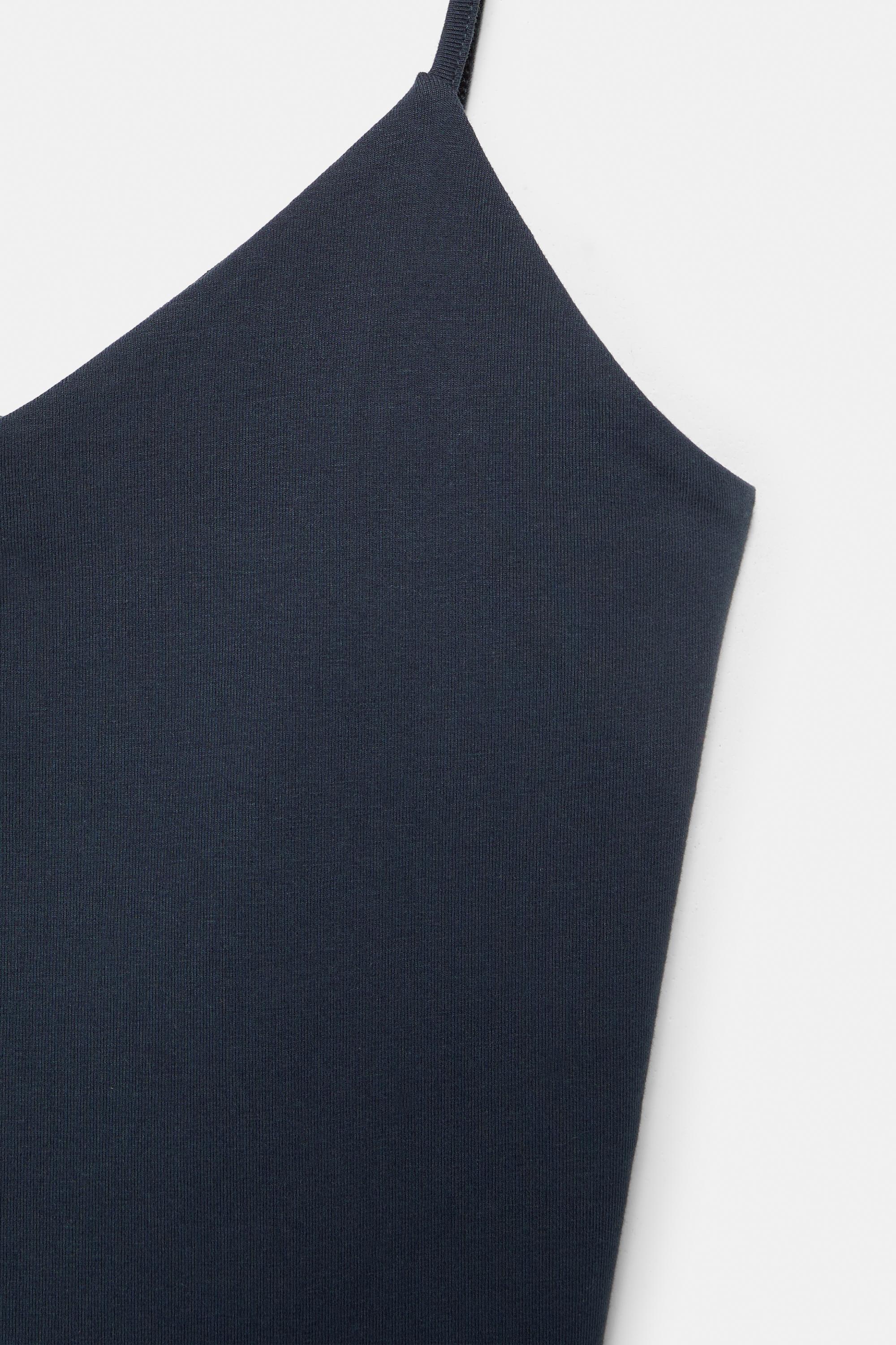 Fine-strap top — Navy