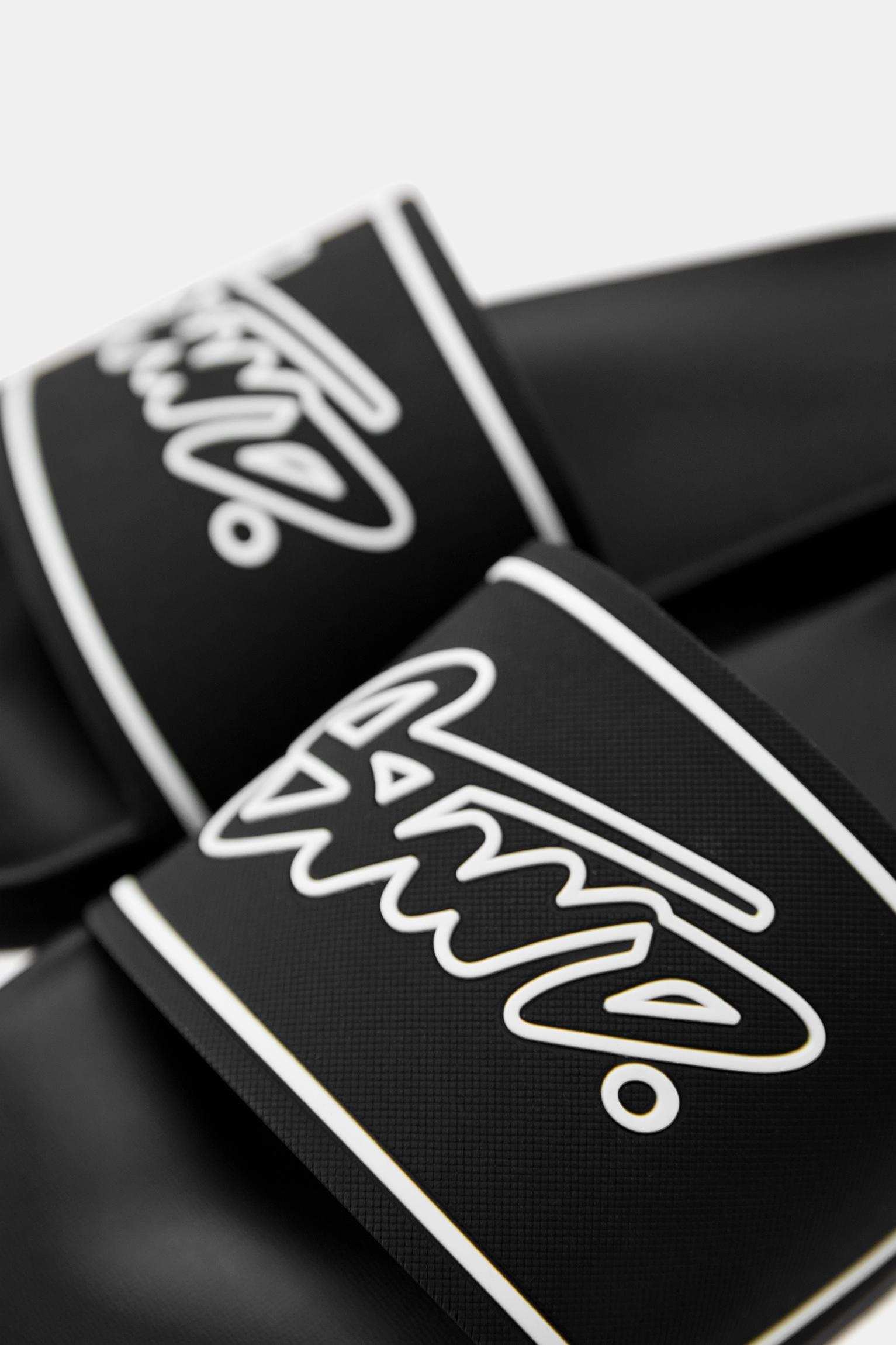 STWD rubber sandals — Black