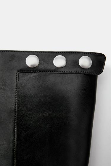 Studded high boots — Black 6