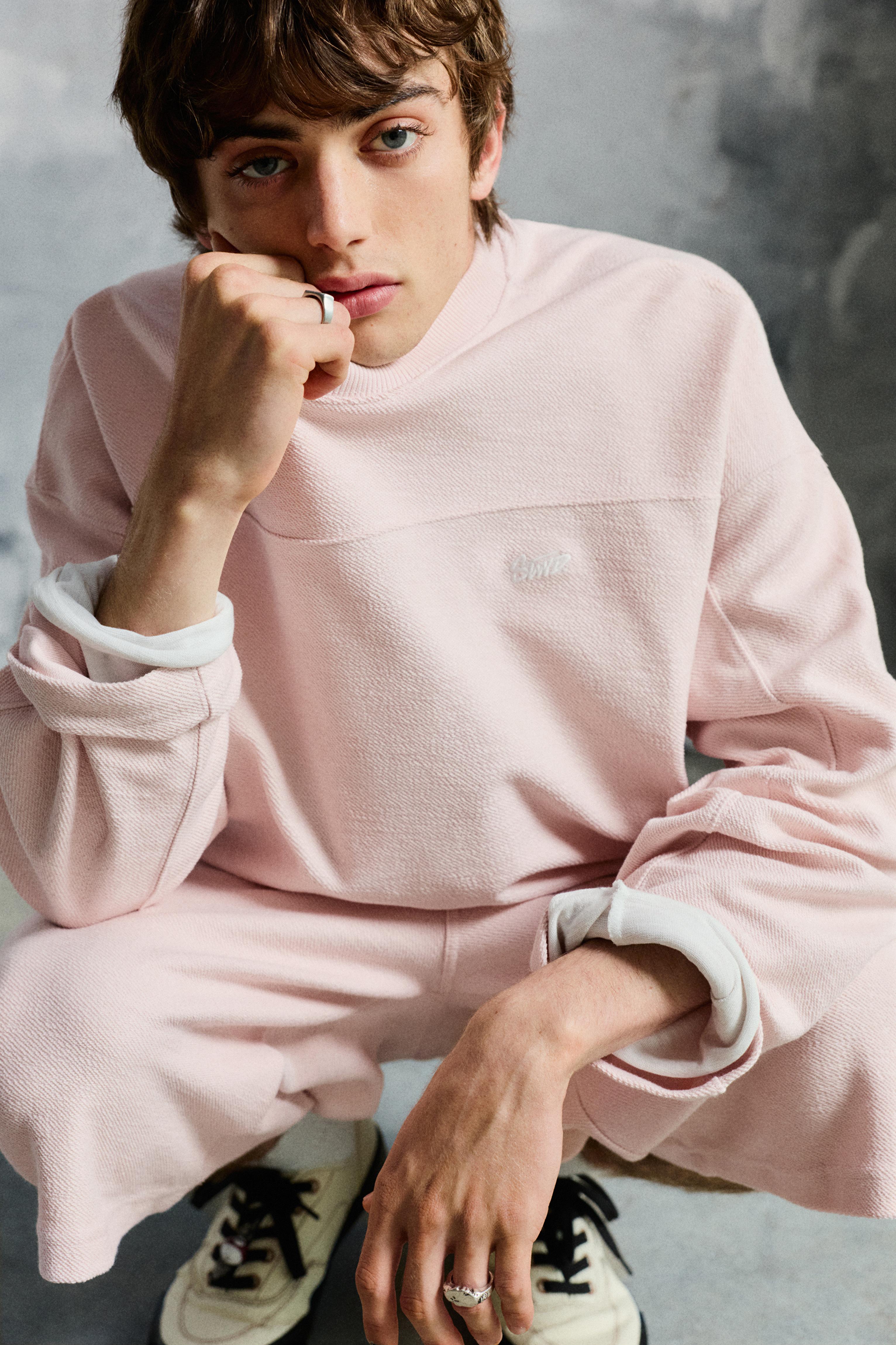 STWD Round Neck Sweatshirt — Pink