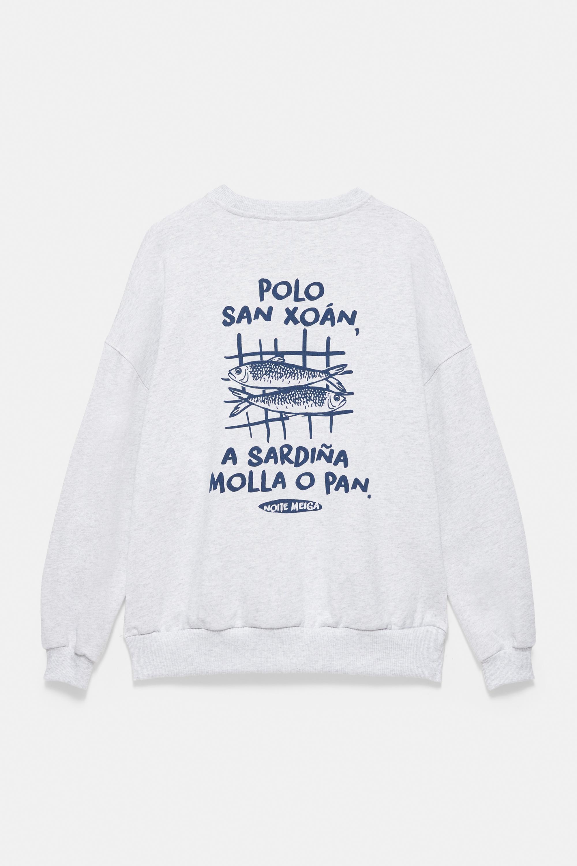 San Xoán Noite Meiga sweatshirt — Grey marl