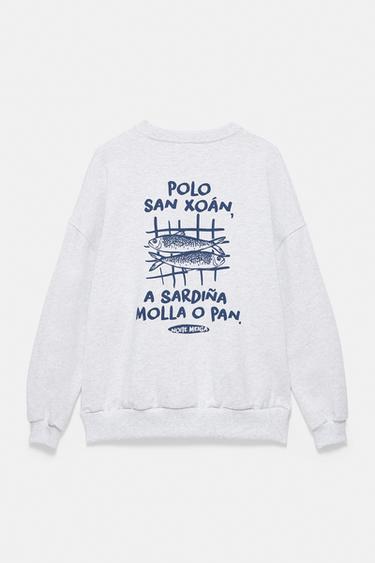 San Xoán Noite Meiga sweatshirt — Grey marl 5