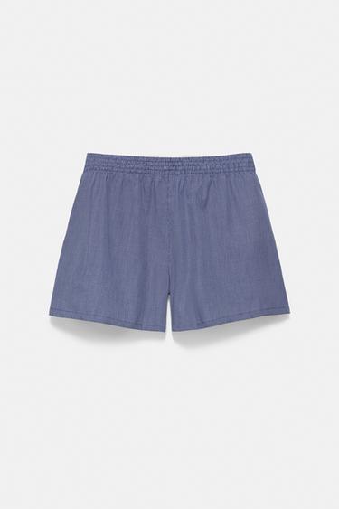 Checked Bermuda shorts — Navy 6