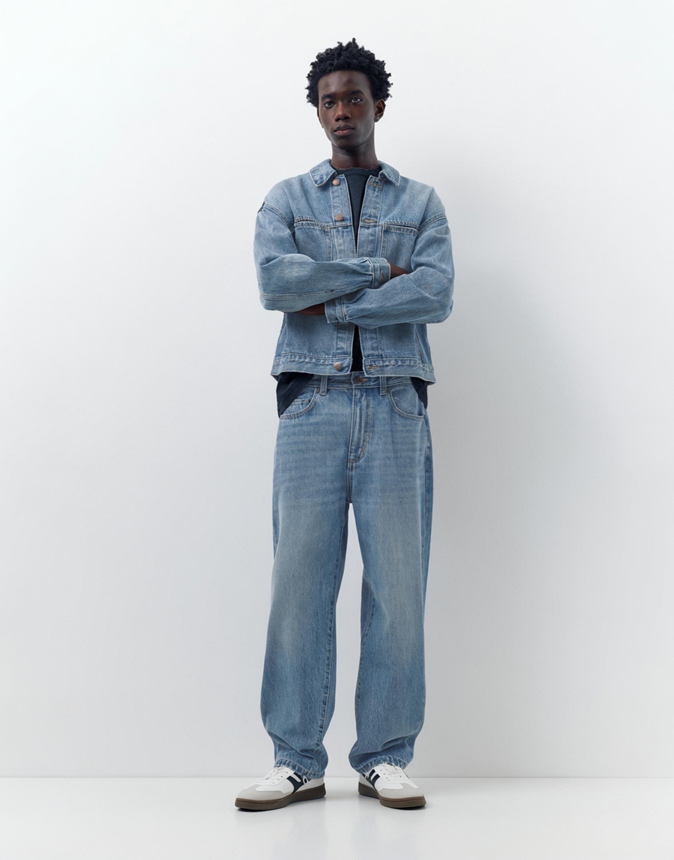 Baggy jeans — Medium blue