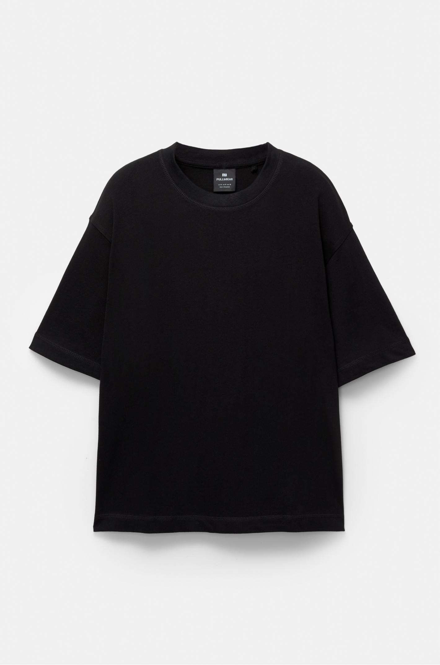 Boxy T-shirt — Black