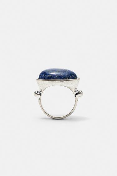 Pack of 4 stone rings — Silver 3