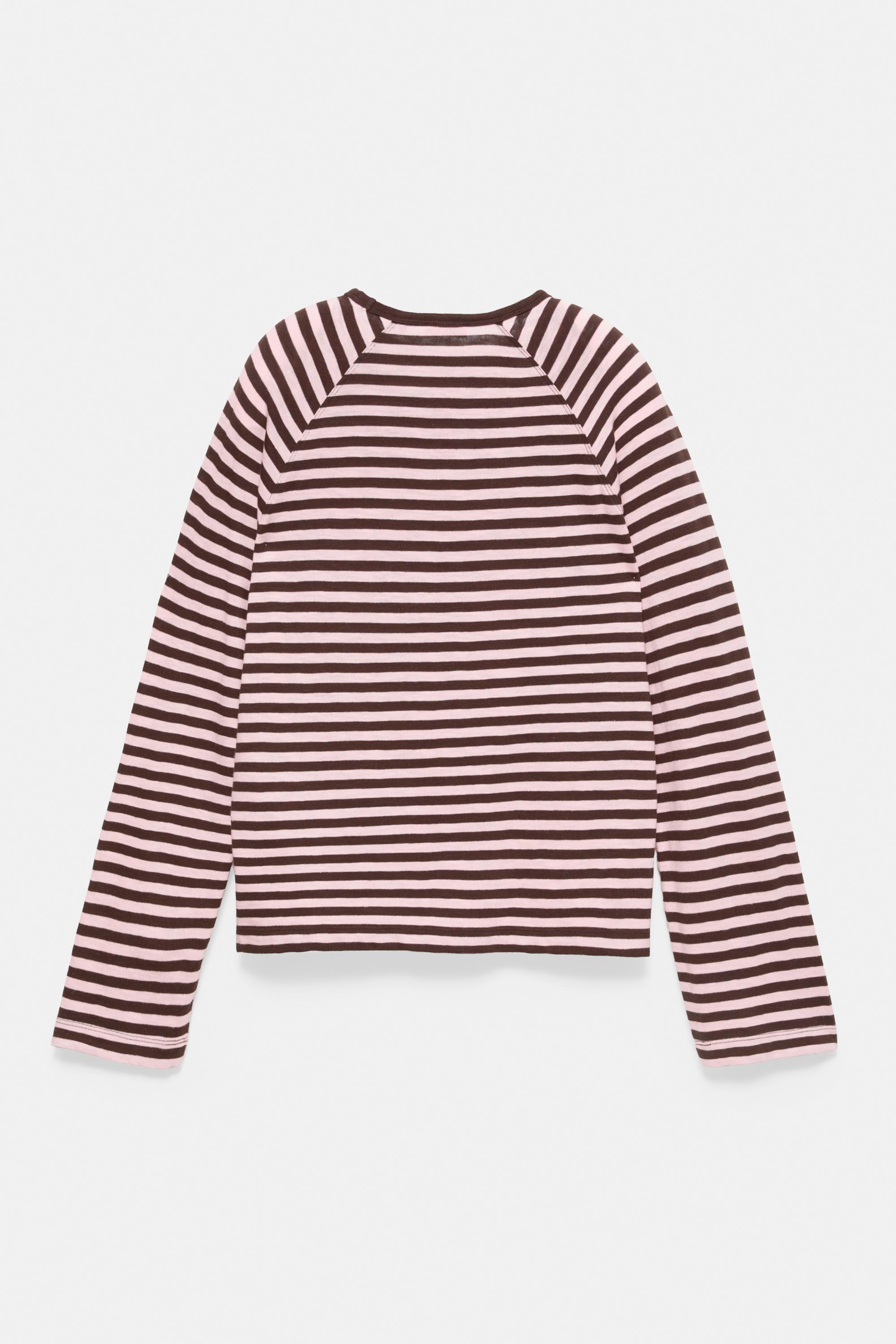 Long sleeve raglan T-shirt — Striped