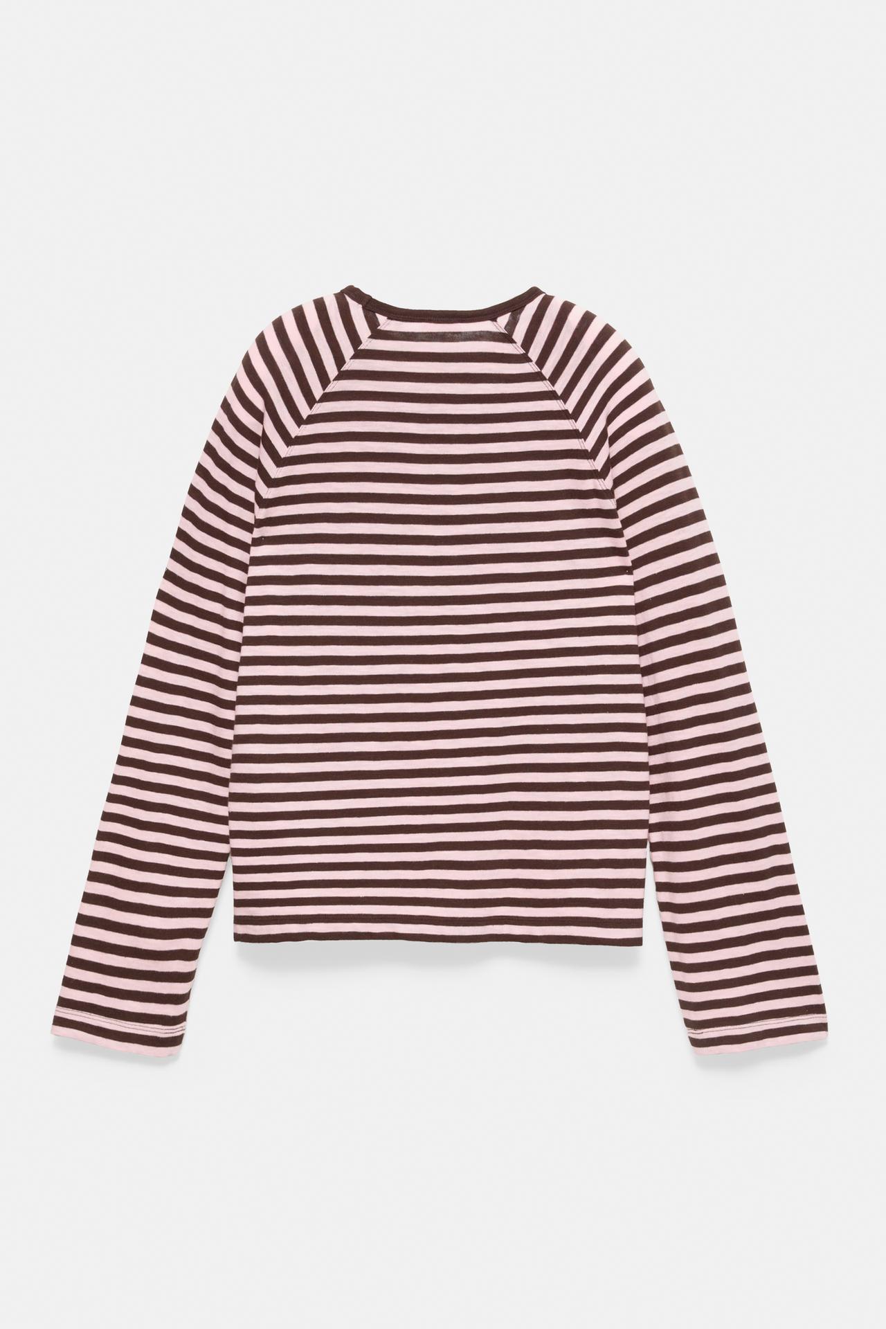 Long sleeve raglan T-shirt — Striped