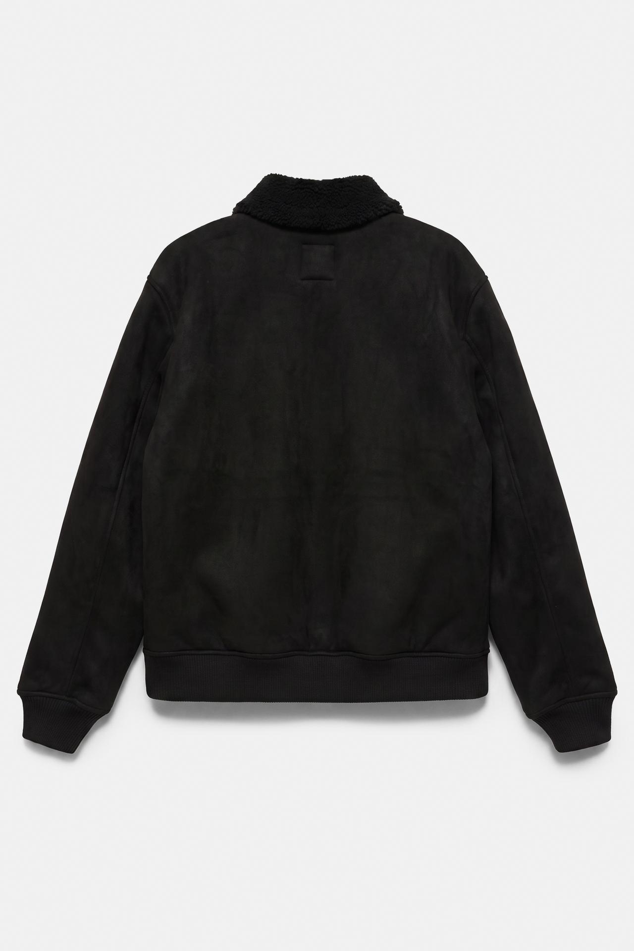 Combined double-faced jacket — Black