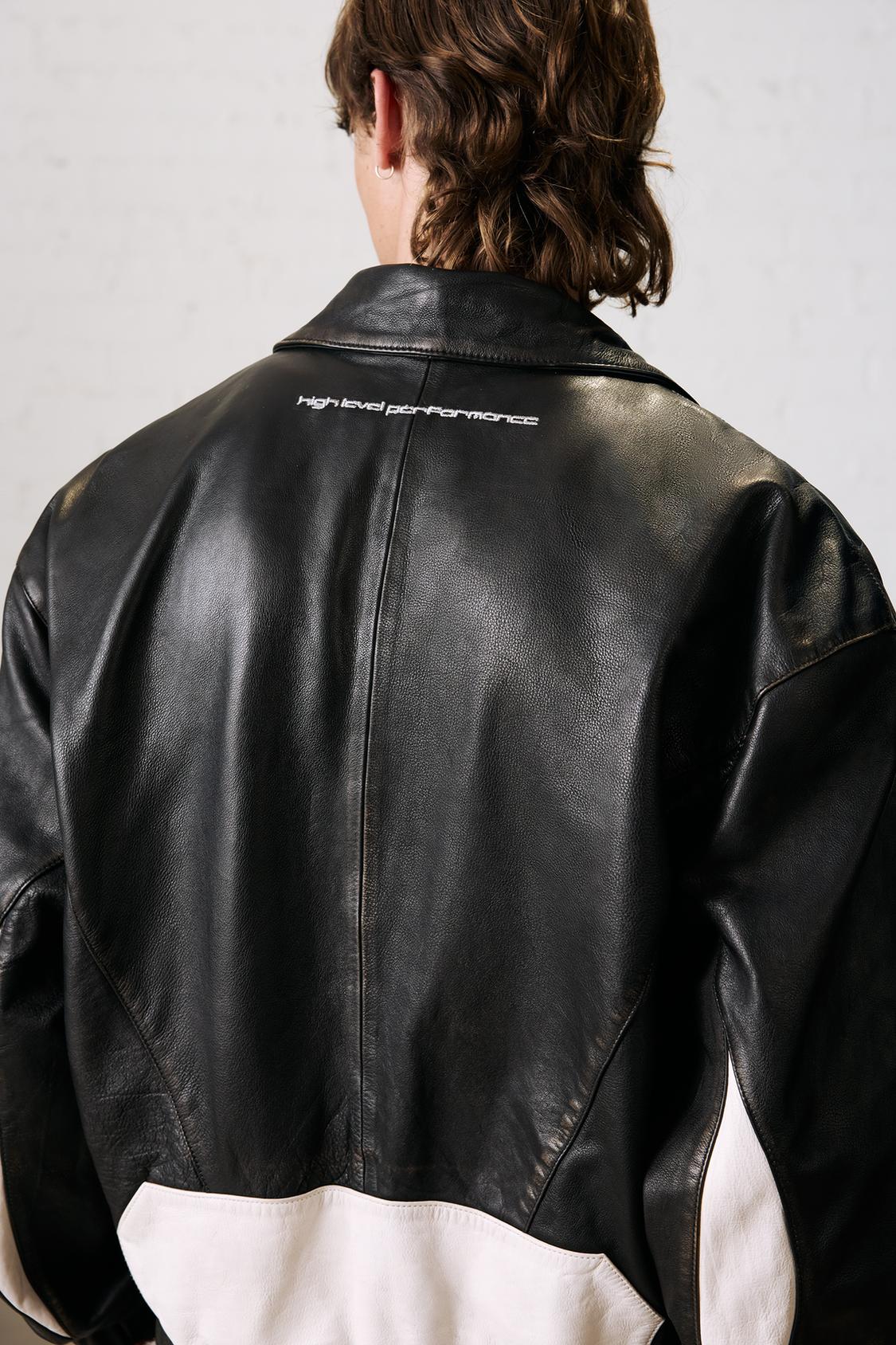 Leather Jacket Giacca Di Pelle Pull And Bear Giubbotto Imbottito