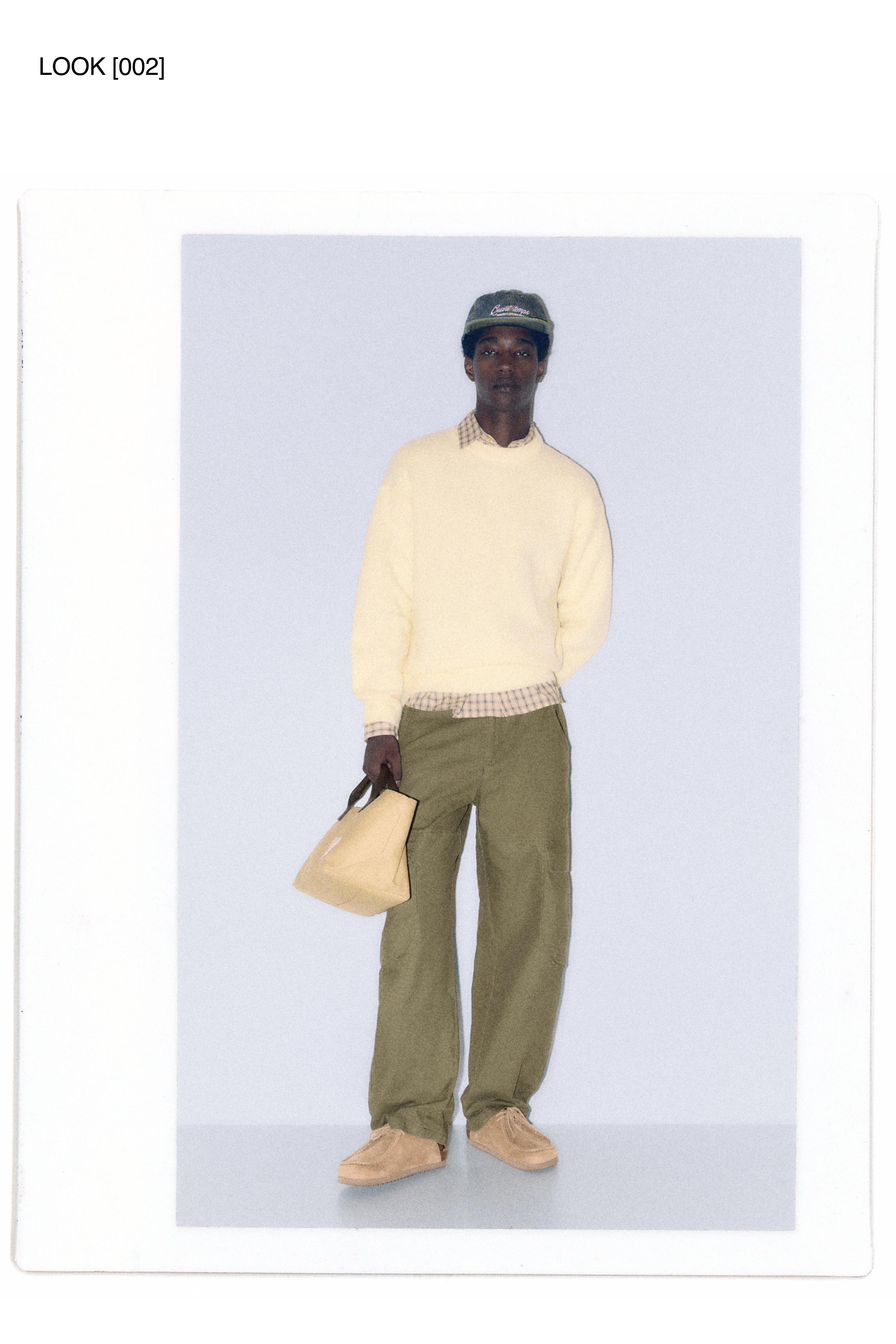 Barrel cargo trousers — Khaki