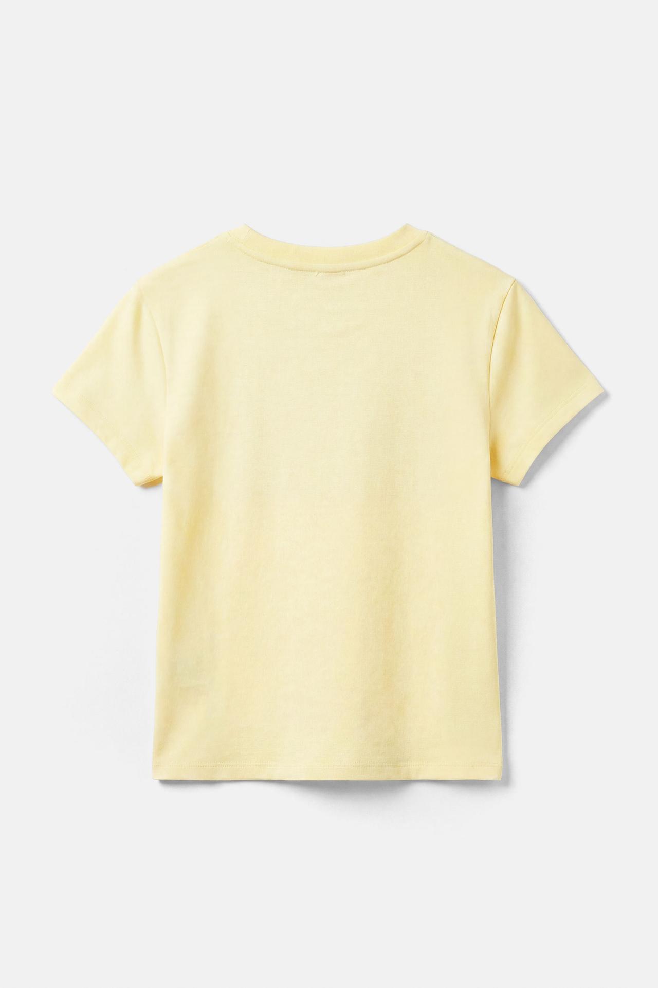 Dolphin T-shirt — Pale yellow