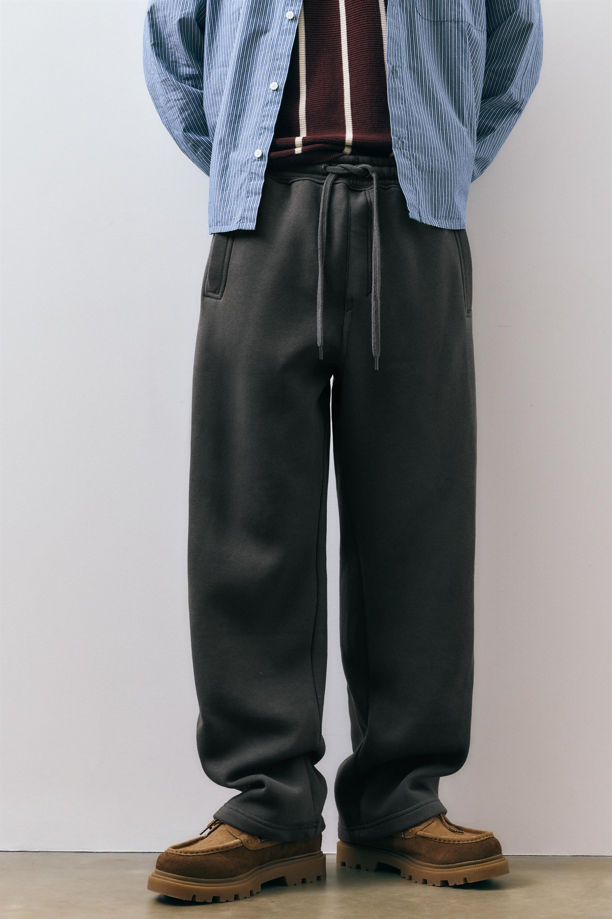 Basic baggy tracksuit bottoms — Anthracite grey