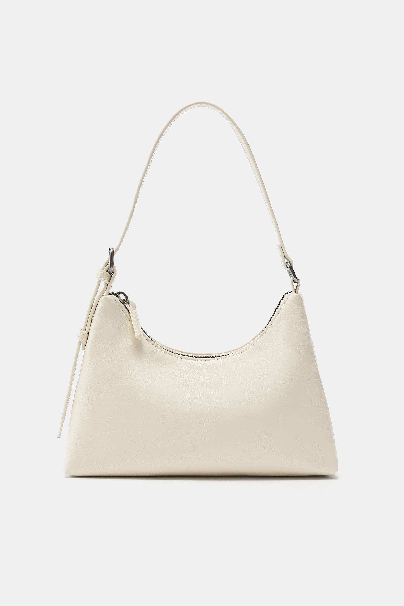 Casual shoulder bag — Ecru