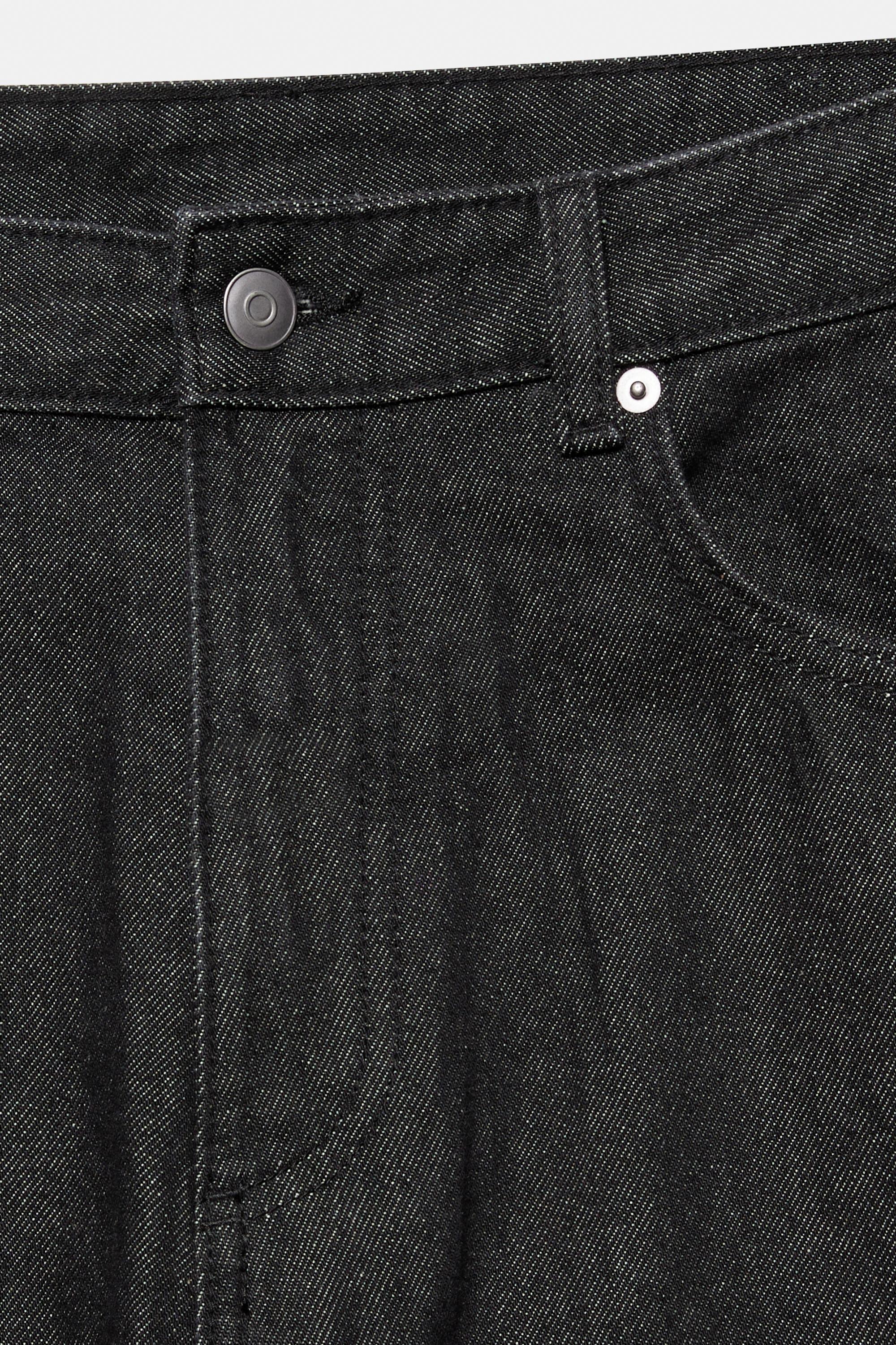 Straight-leg jeans — Black
