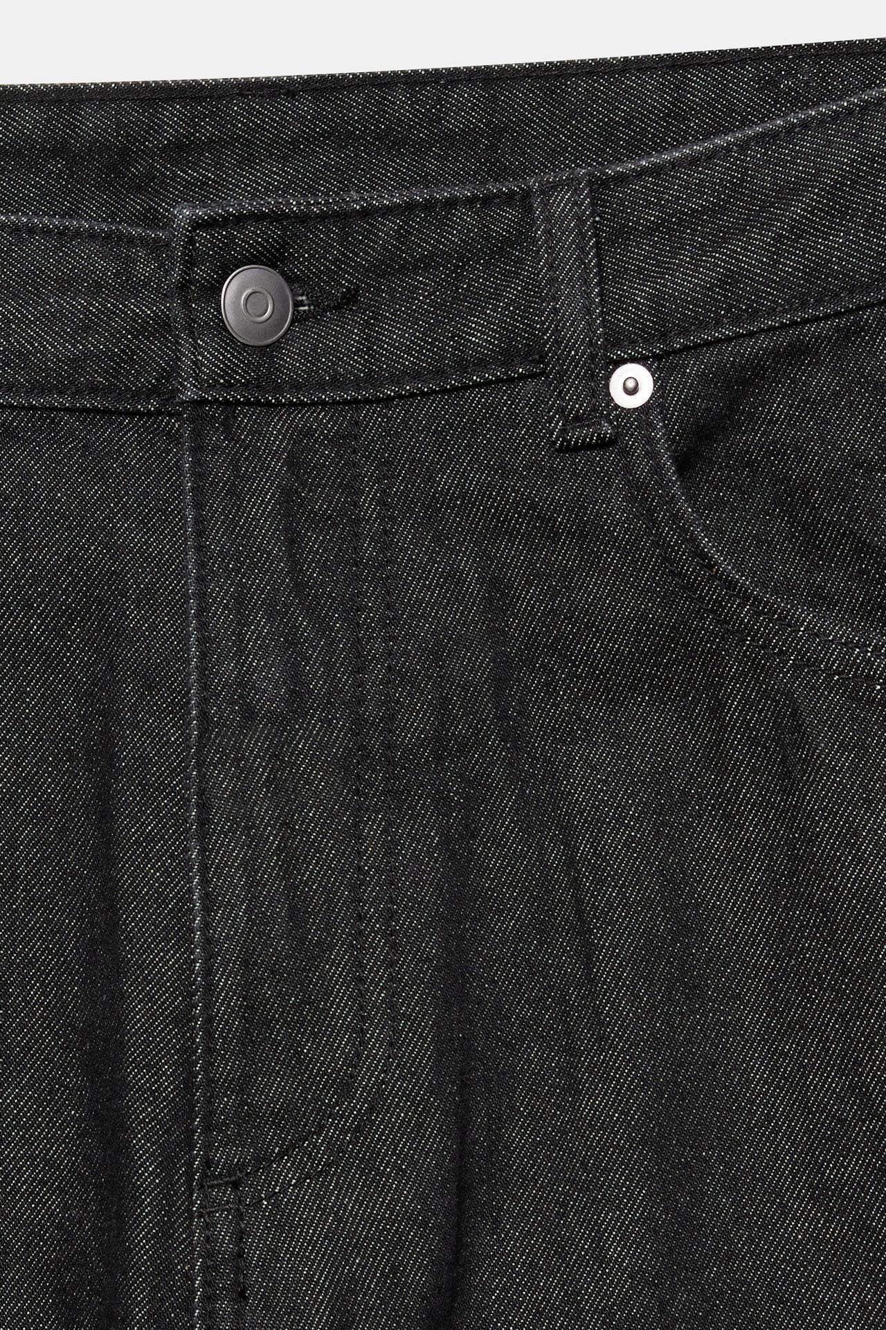 Straight-leg jeans — Black