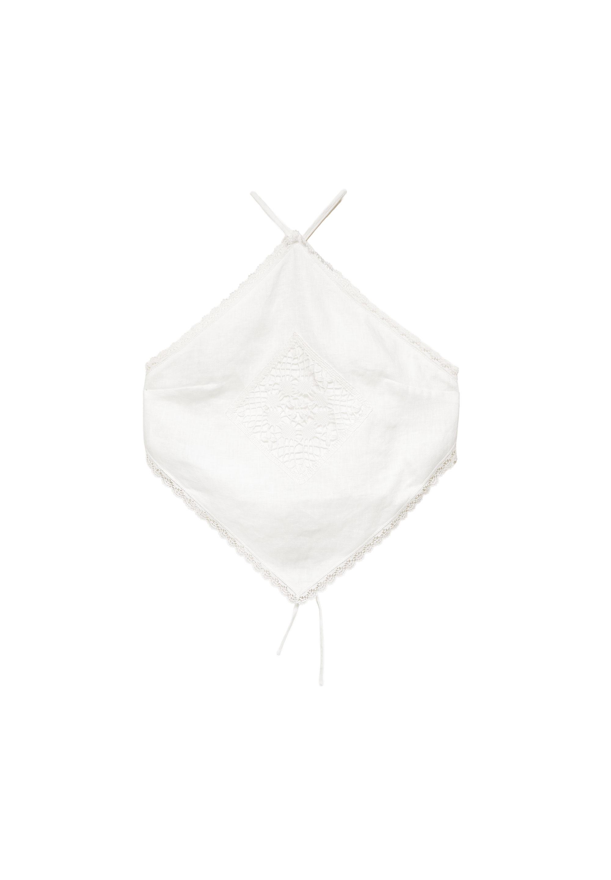 Encaixe de Camariñas x Pull&Bear halter top — Off white