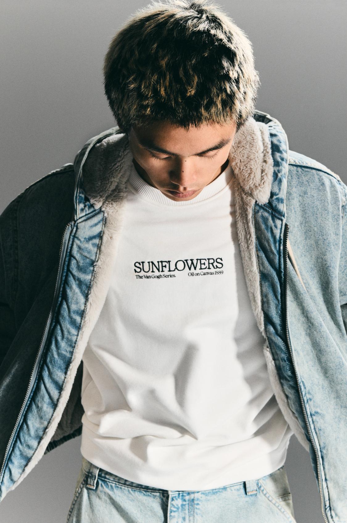 Denim Jacket Chaqueta De Pelo Pull And Bear Hombre Pull Chaqueta - Main Image