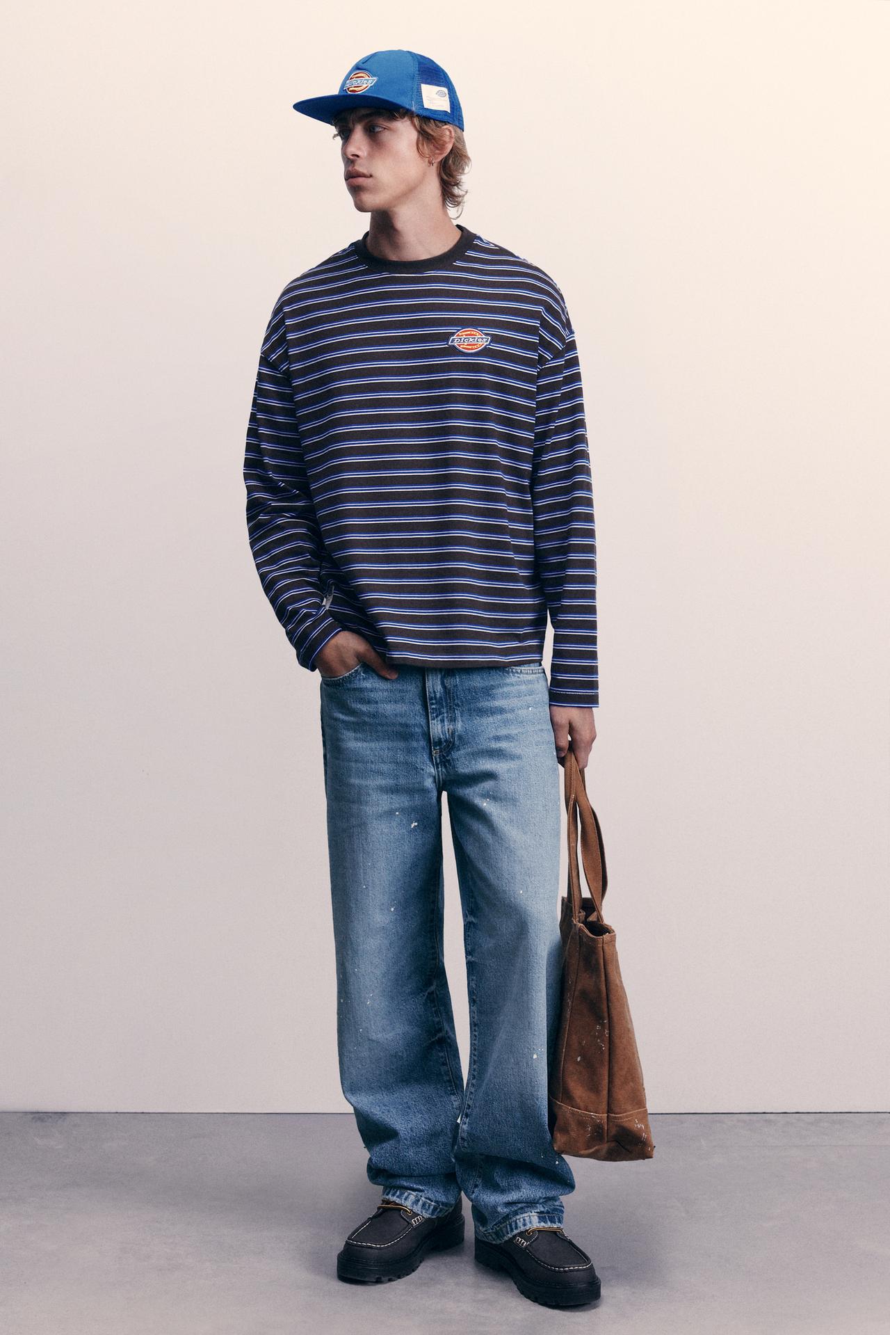 Dickies straight-leg jeans — Medium blue