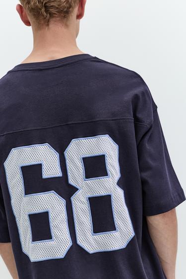 STWD number graphic T-shirt — Navy 5