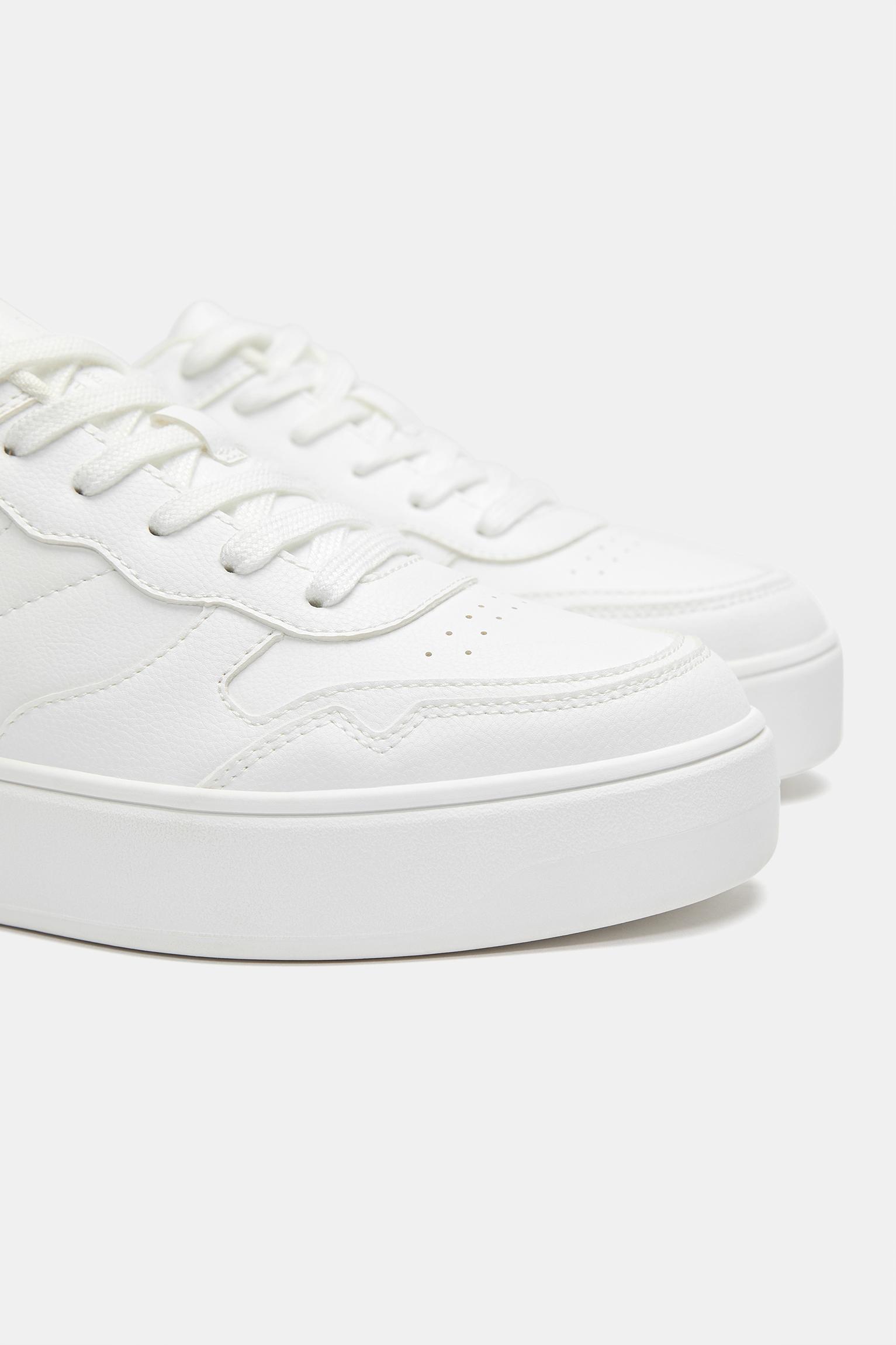 Chunky sole trainers — White