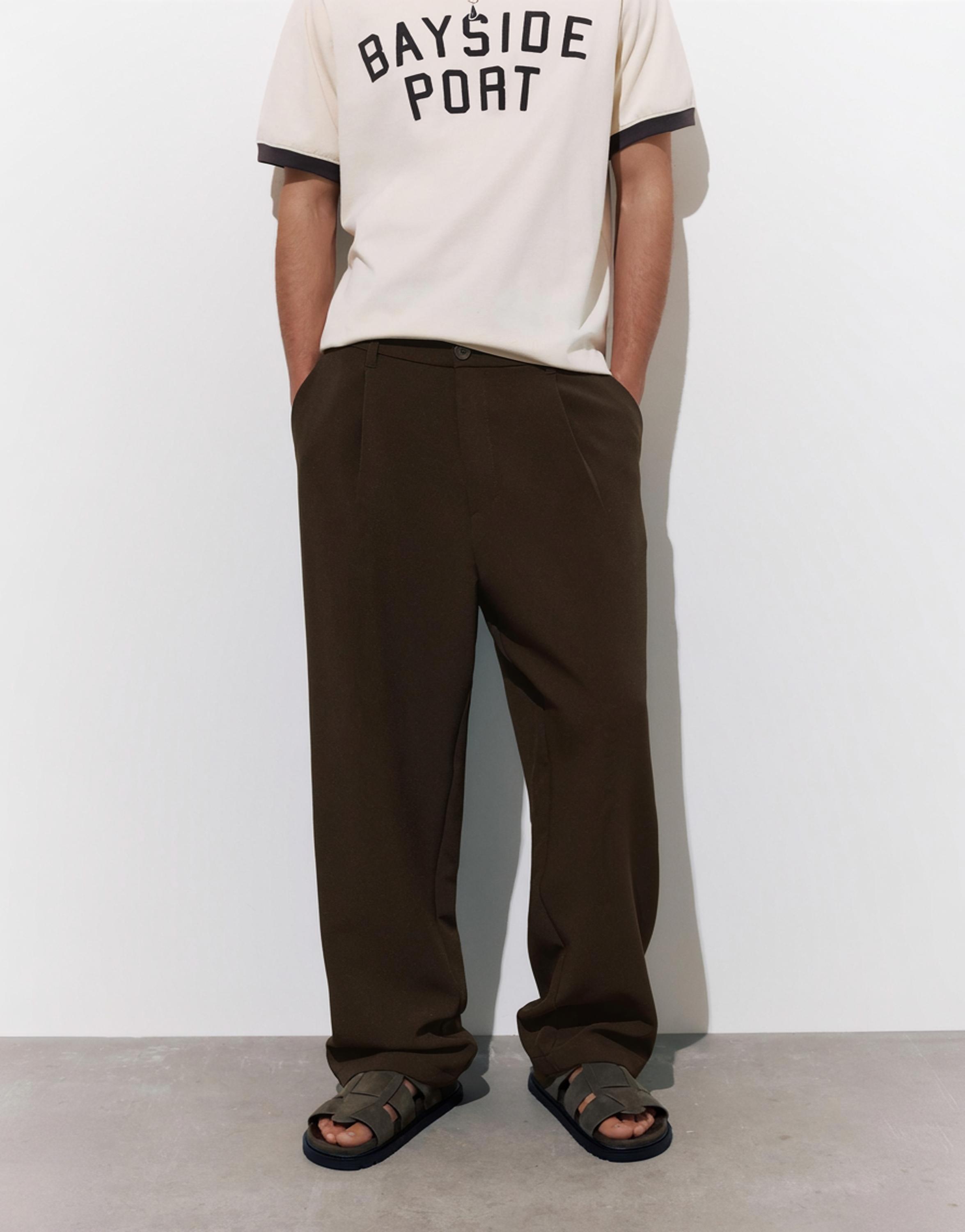Tailored fit pilili pantolon - Görsel 14