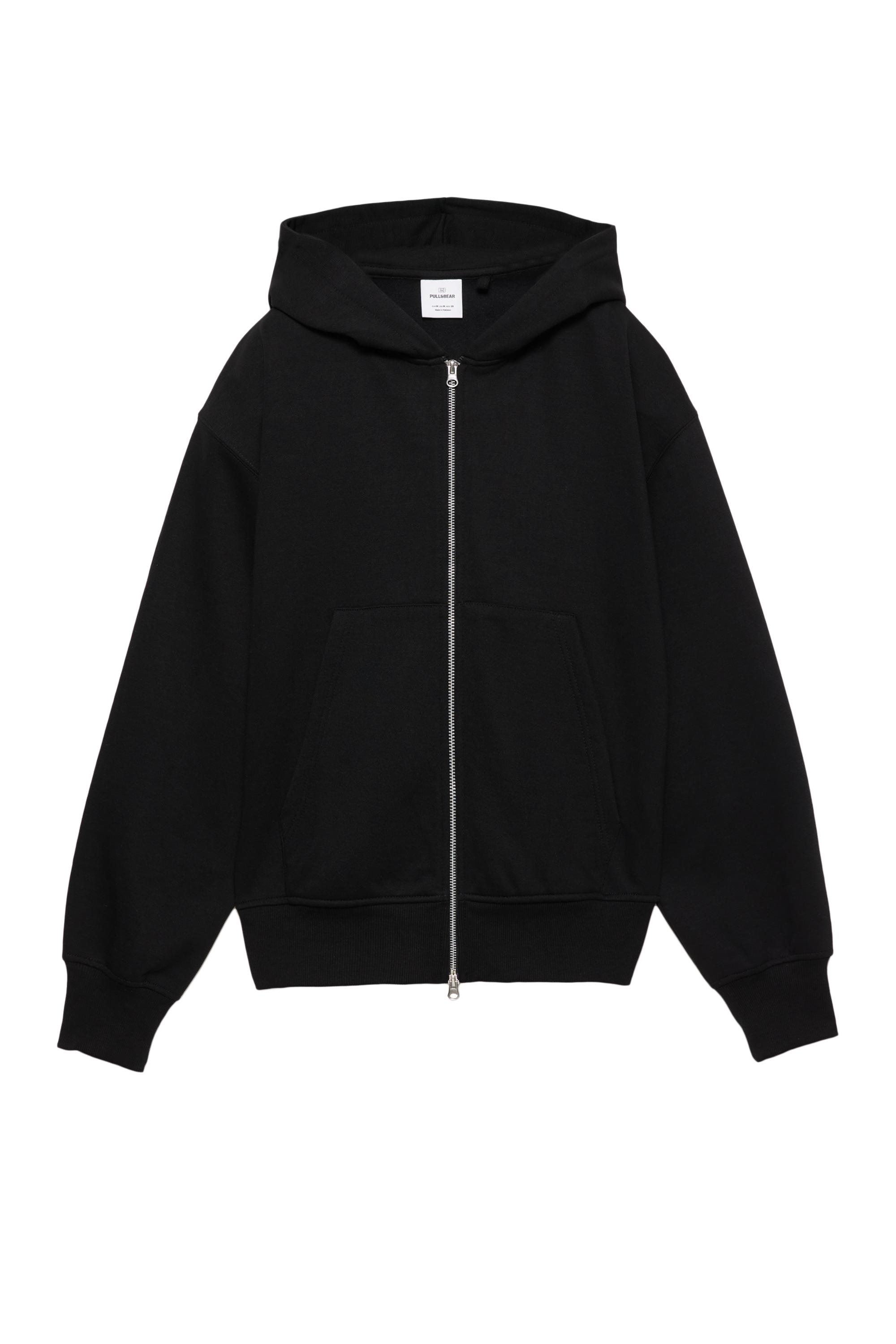 Fermuarlı kapüşonlu sweatshirt - Görsel 4