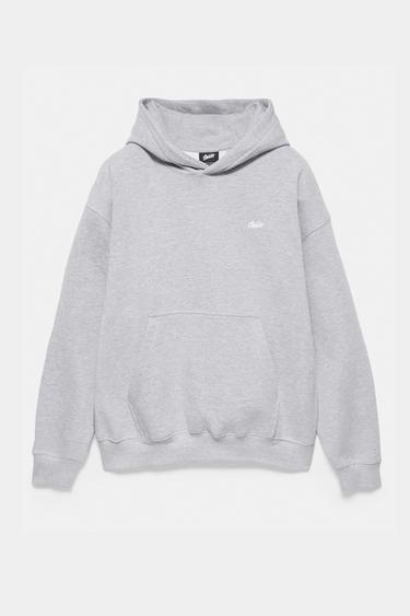 STWD logo boxy hoodie — Grey marl 6