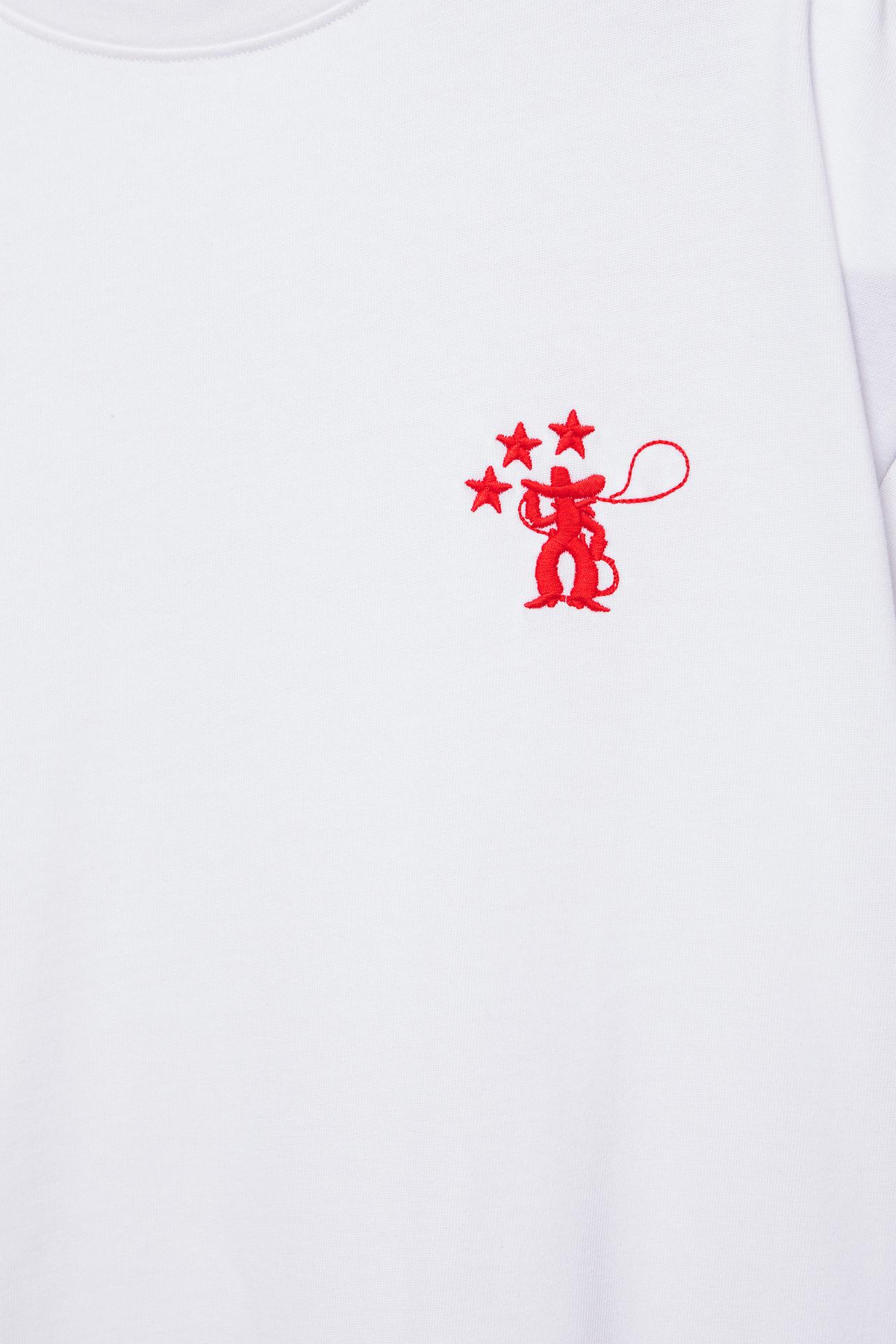 Cowboy graphic T-shirt — Off white