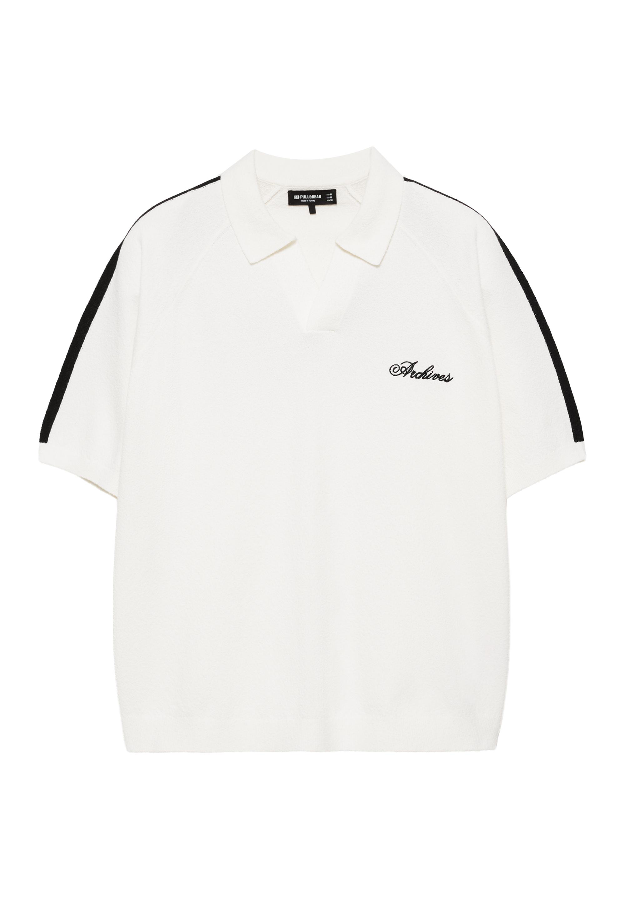 İşlemeli reglan kol polo - Görsel 9