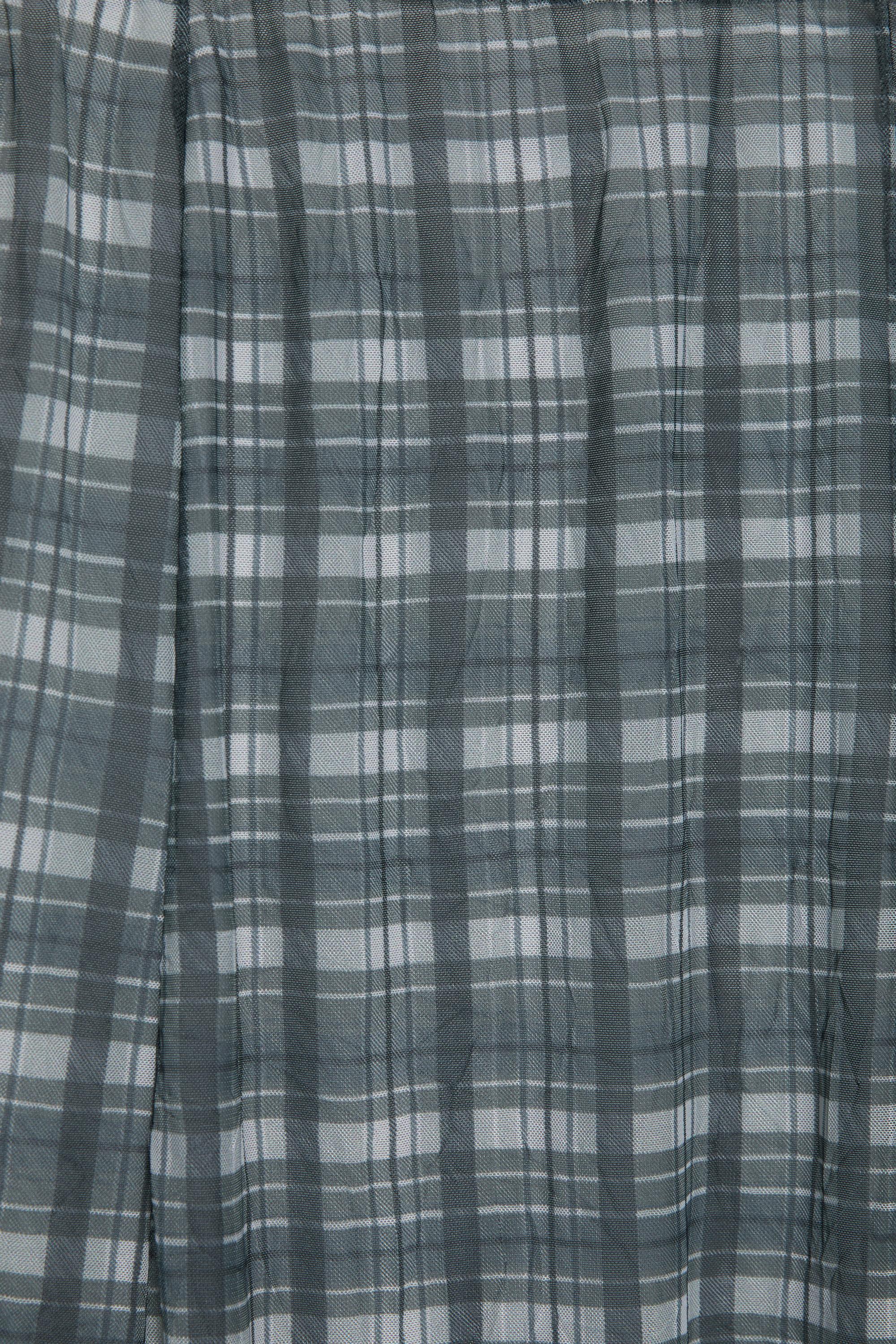 Kareli midi etek - Görsel 13