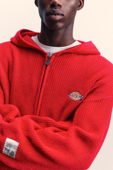 Red Dickies hooded jumper — Red 4