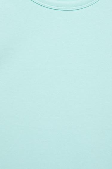 Fitted short sleeve T-shirt — Sky blue 7
