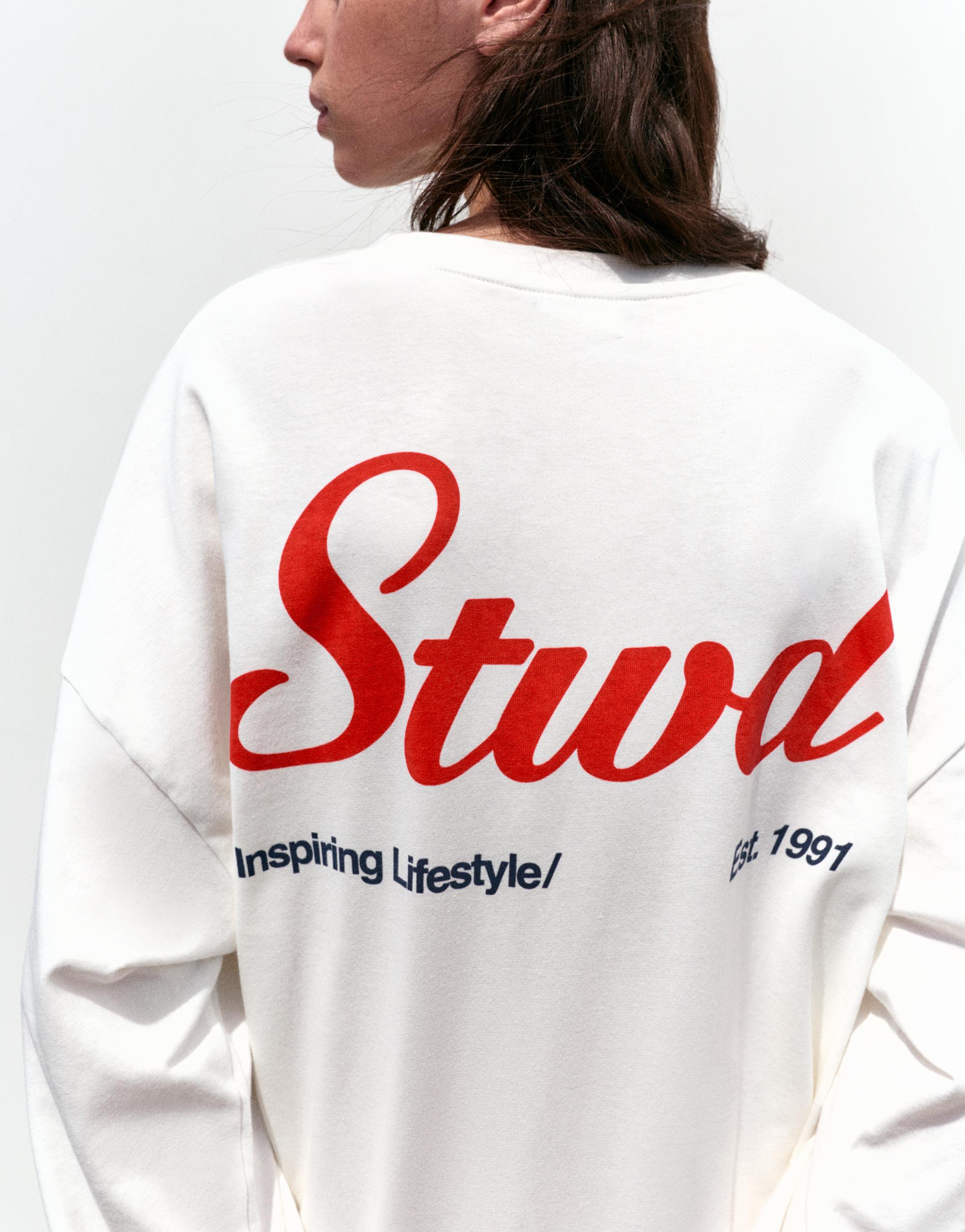 Long sleeve STWD T-shirt — Ice