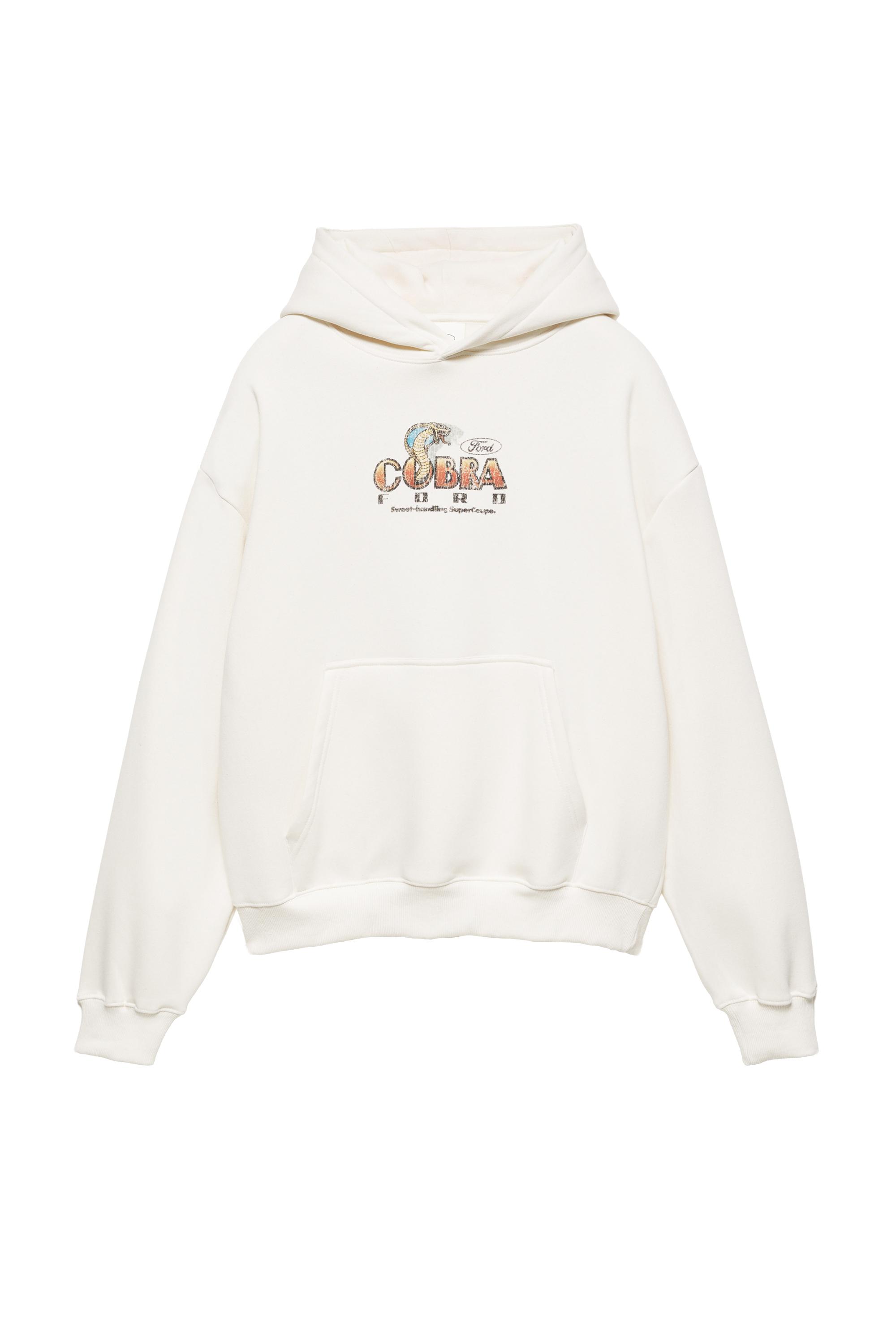 Pull&Bear Ford Cobra kapüşonlu sweatshirt görsel 4