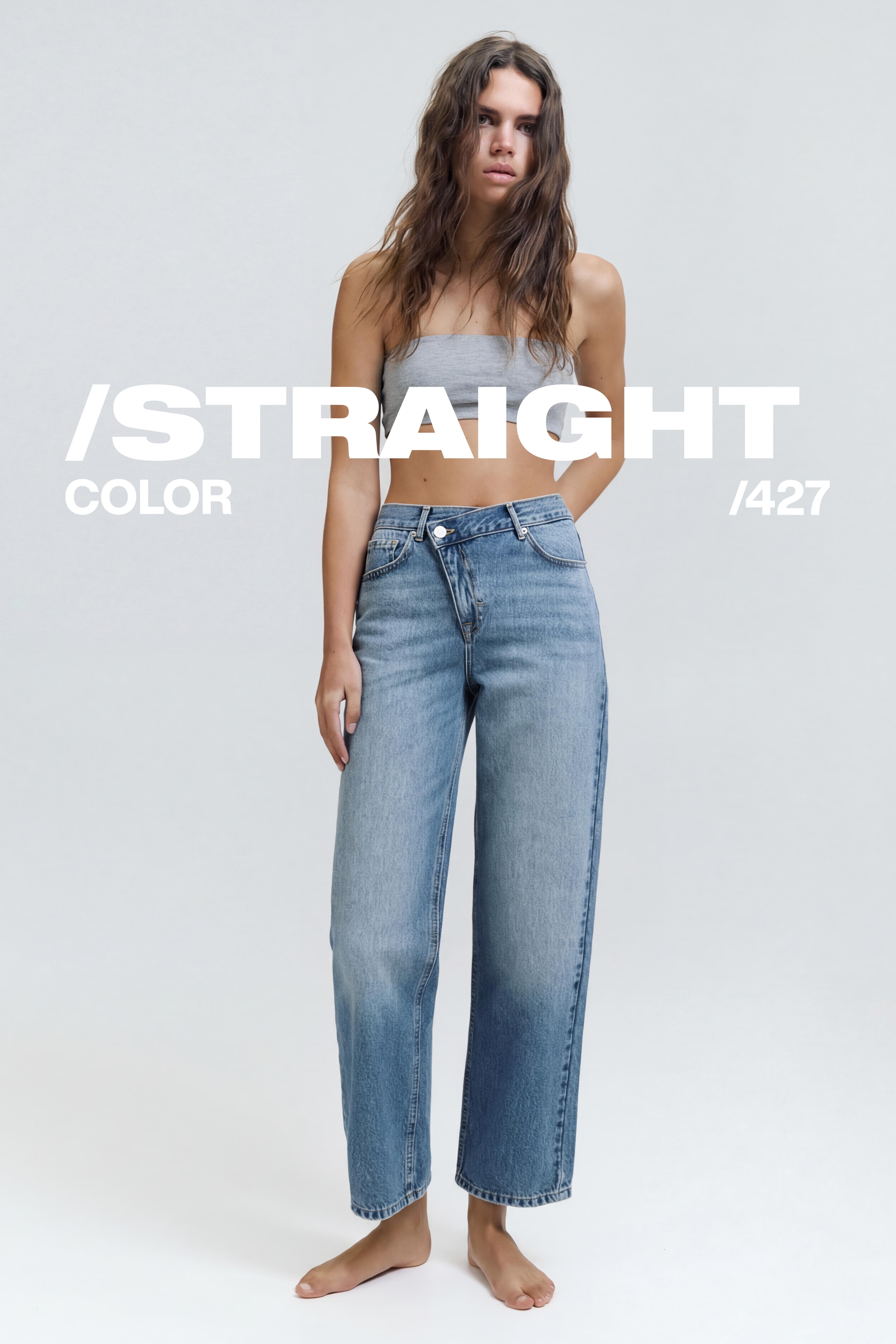 Çapraz bel straight fit jean - Görsel 87