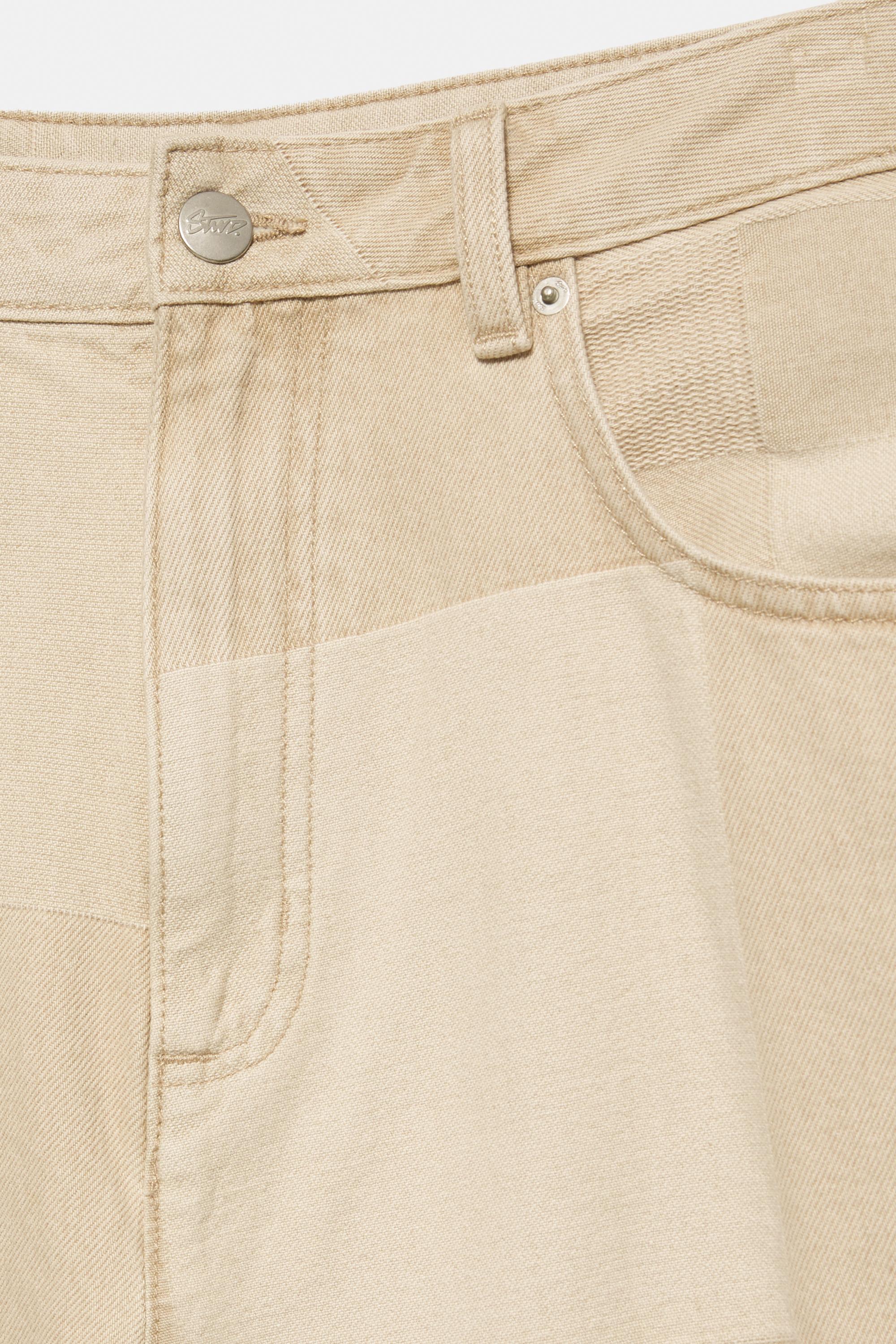Jacquard denim Bermuda shorts — Medium ecru