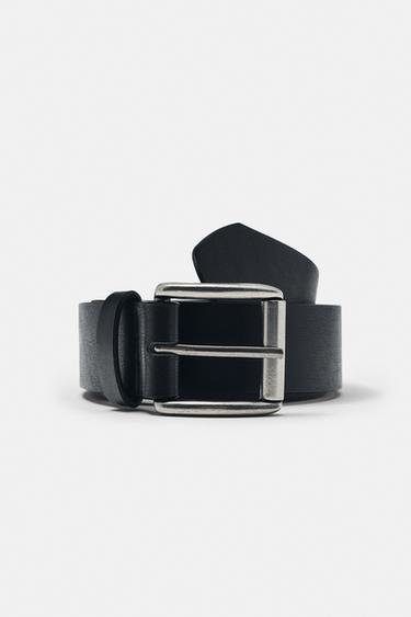 Leather-effect belt — Black 1