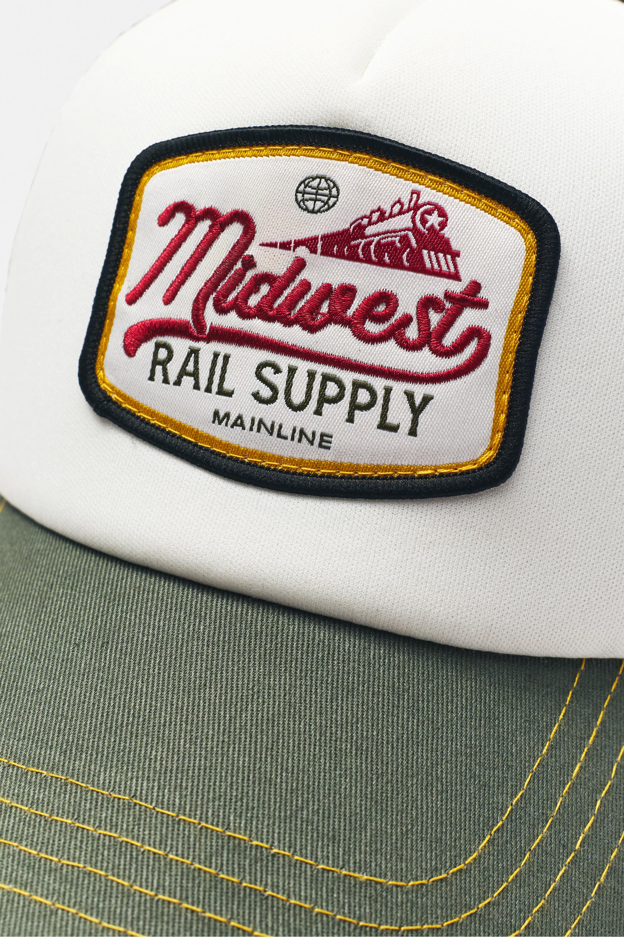 Midwest trucker cap — Faded green