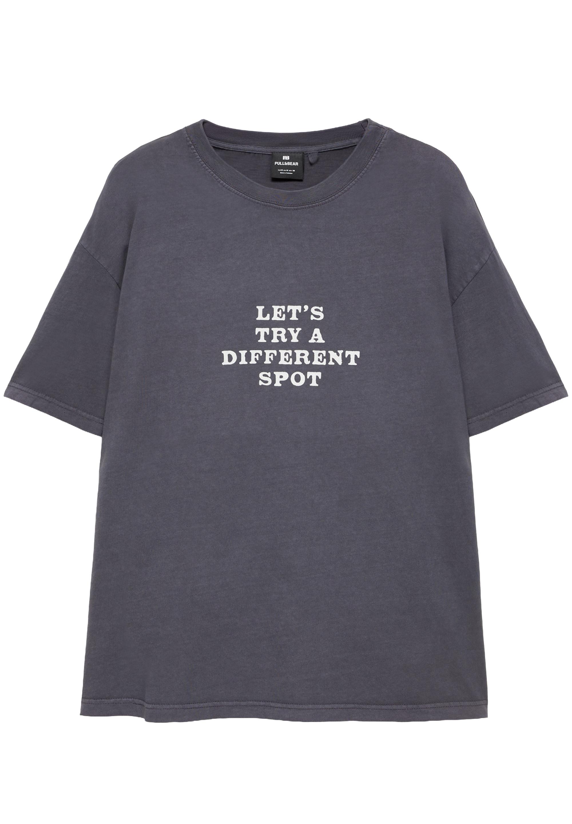 Dalış grafik baskılı t-shirt