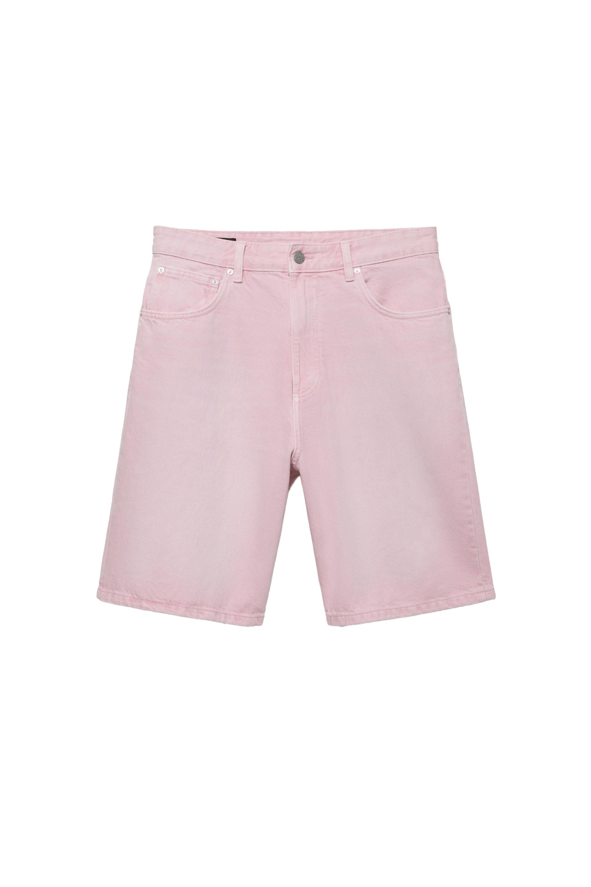 Baggy denim bermuda - Görsel 21