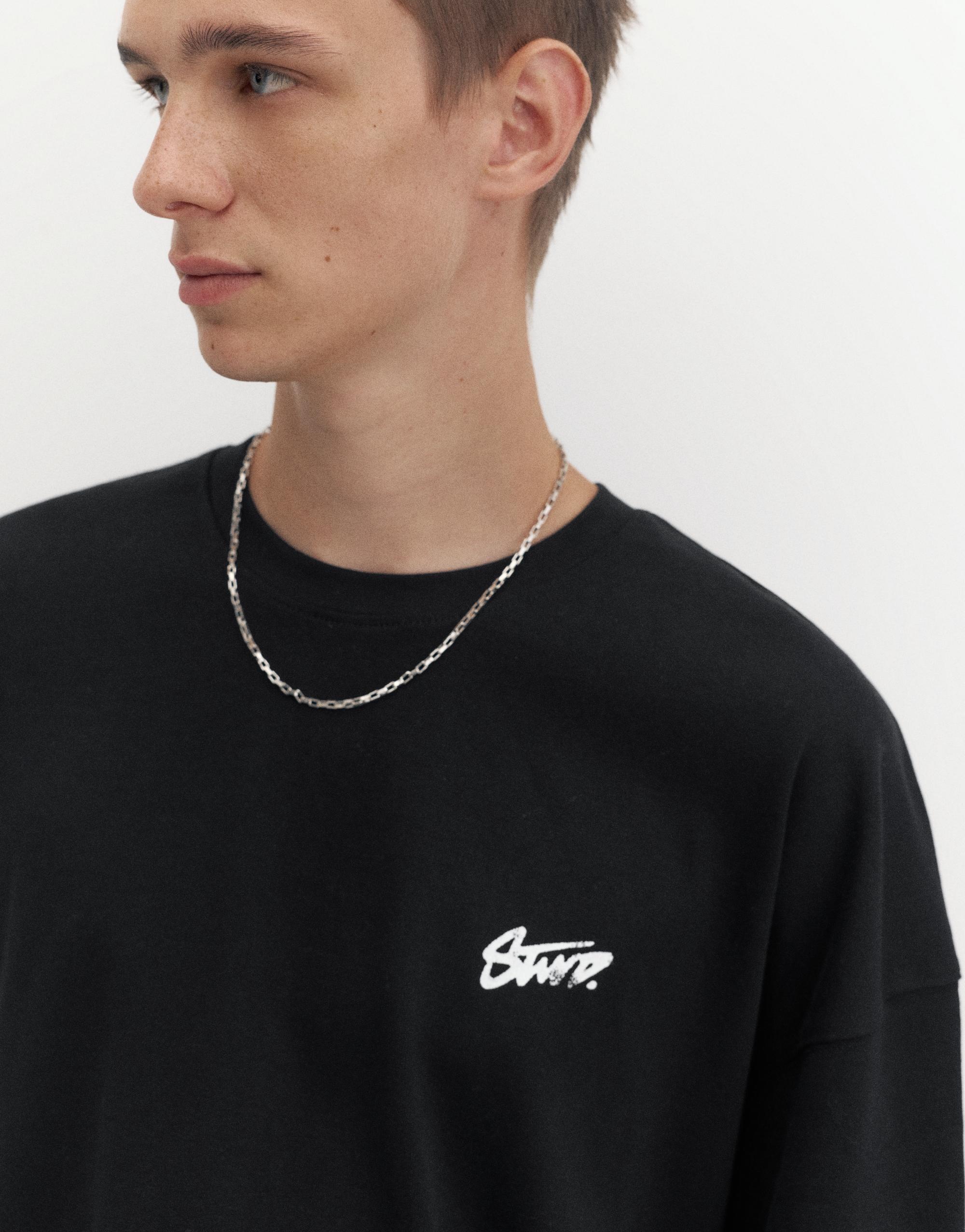 Oversize STWD T-shirt — Black