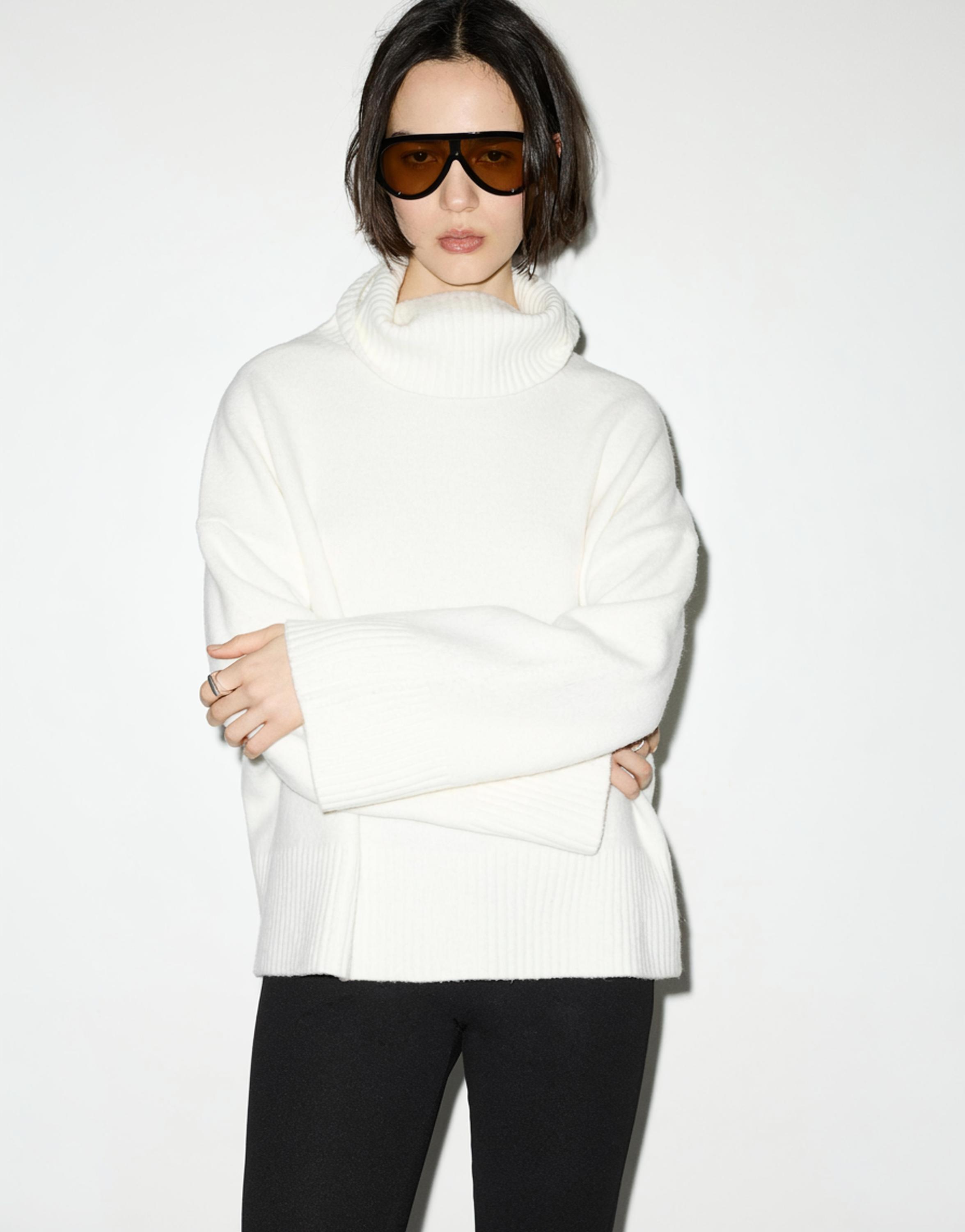 Yumuşak dik yaka kazak - Görsel 75