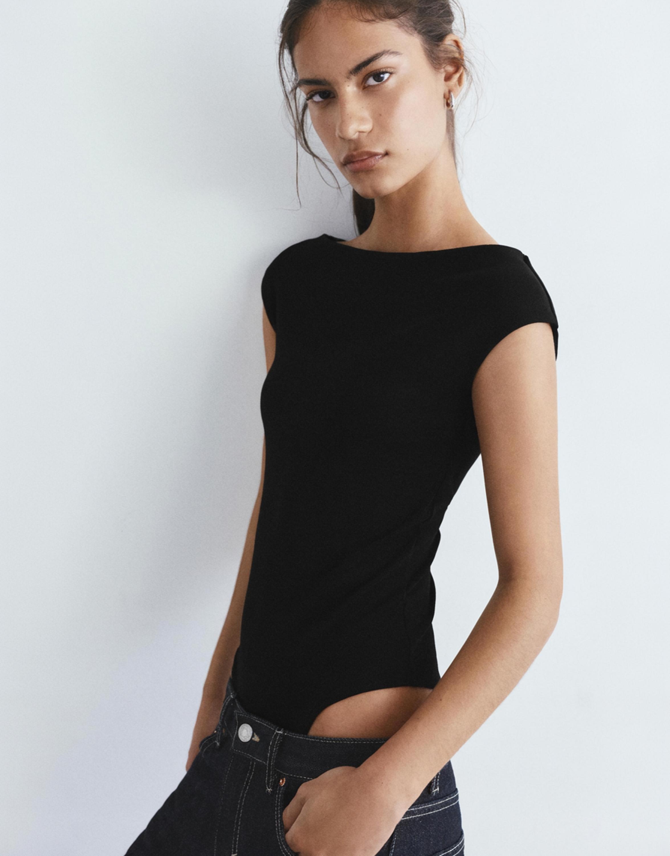 Kısa kollu body - Görsel 8