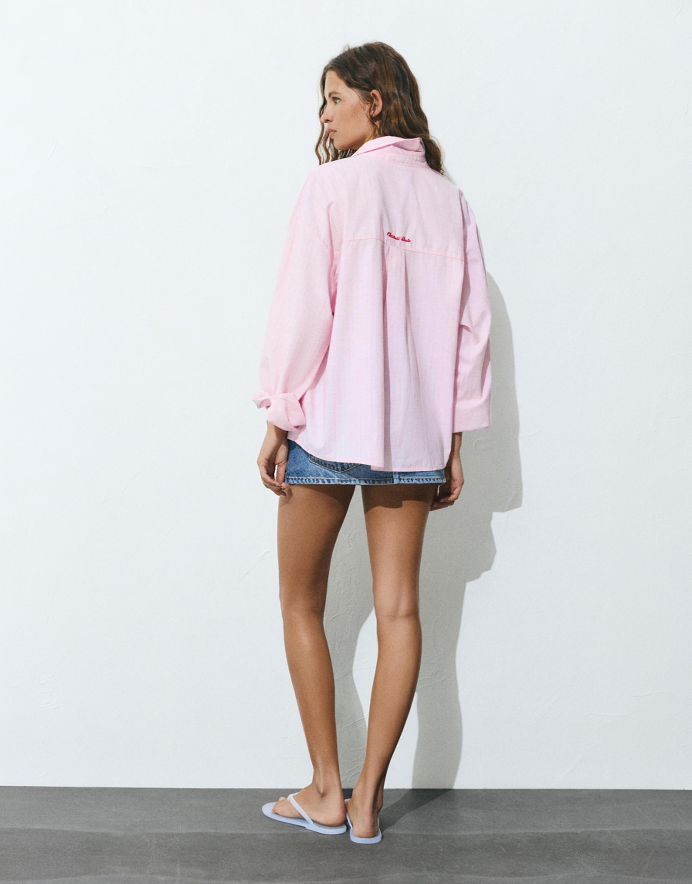 Çizgili biberli gömlek - Görsel 12