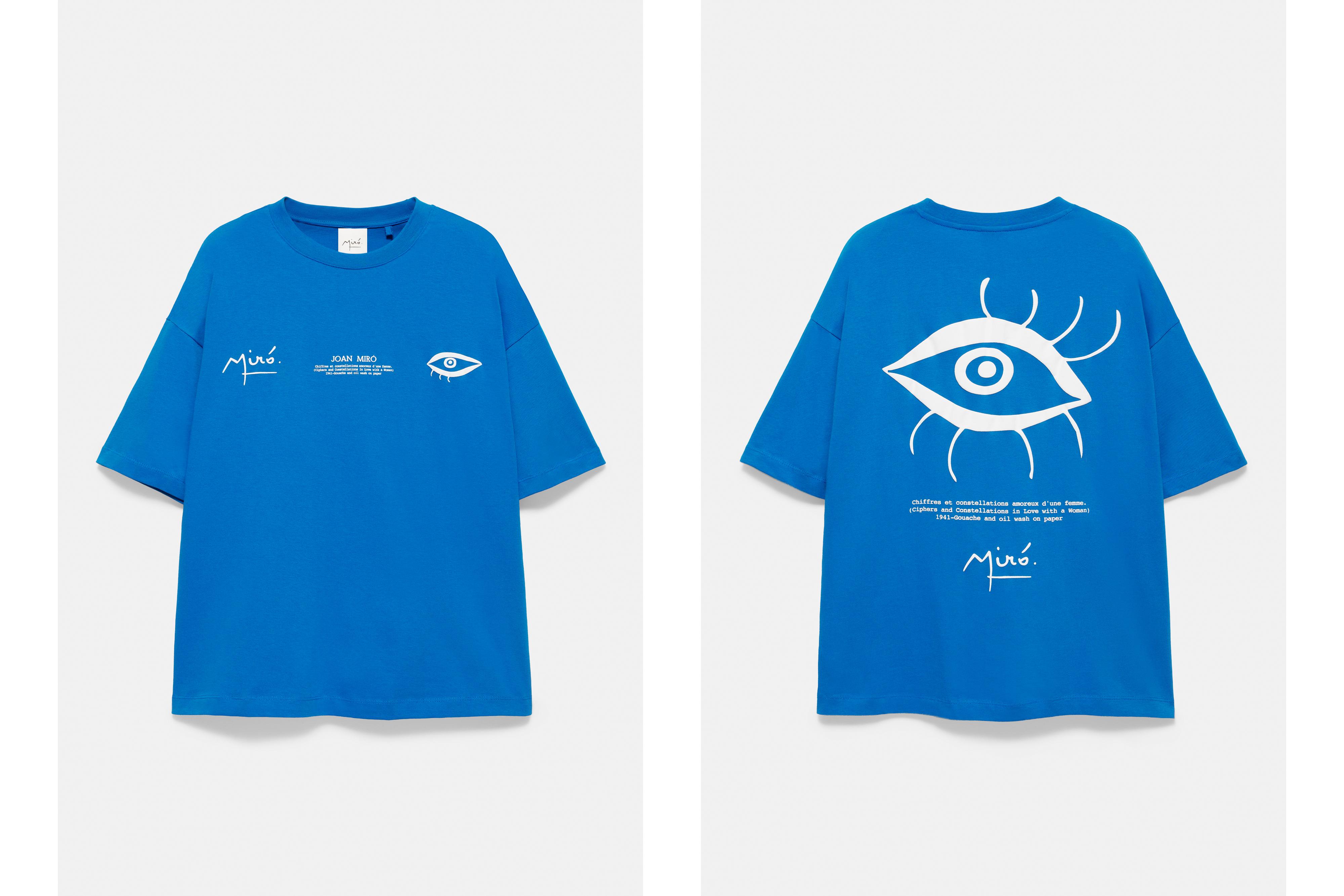 Miró relaxed fit T-shirt — Deep blue